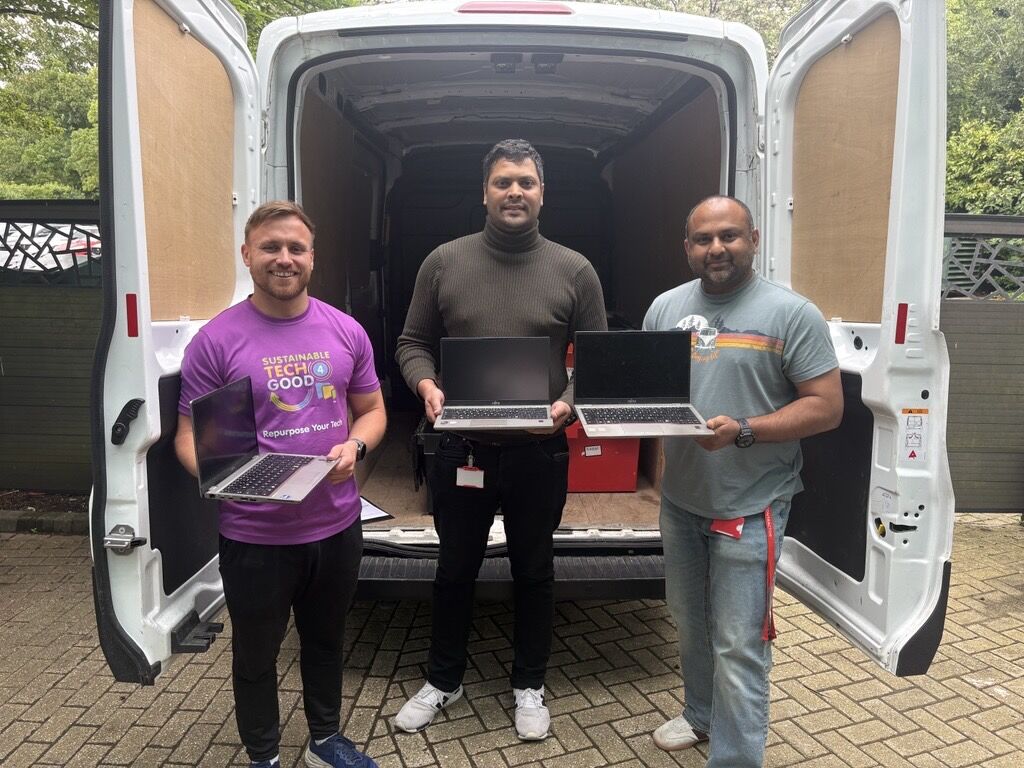 A busy start to October, with collections and device donations already underway. 💻♻️