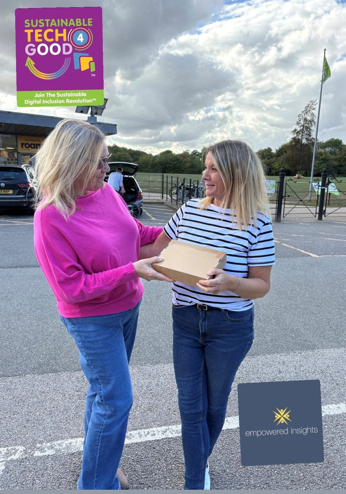 Sustainable Tech 4 Good ~ Partnering with Louise Sherwood from @Empowered Insights CIC with her reconnect project