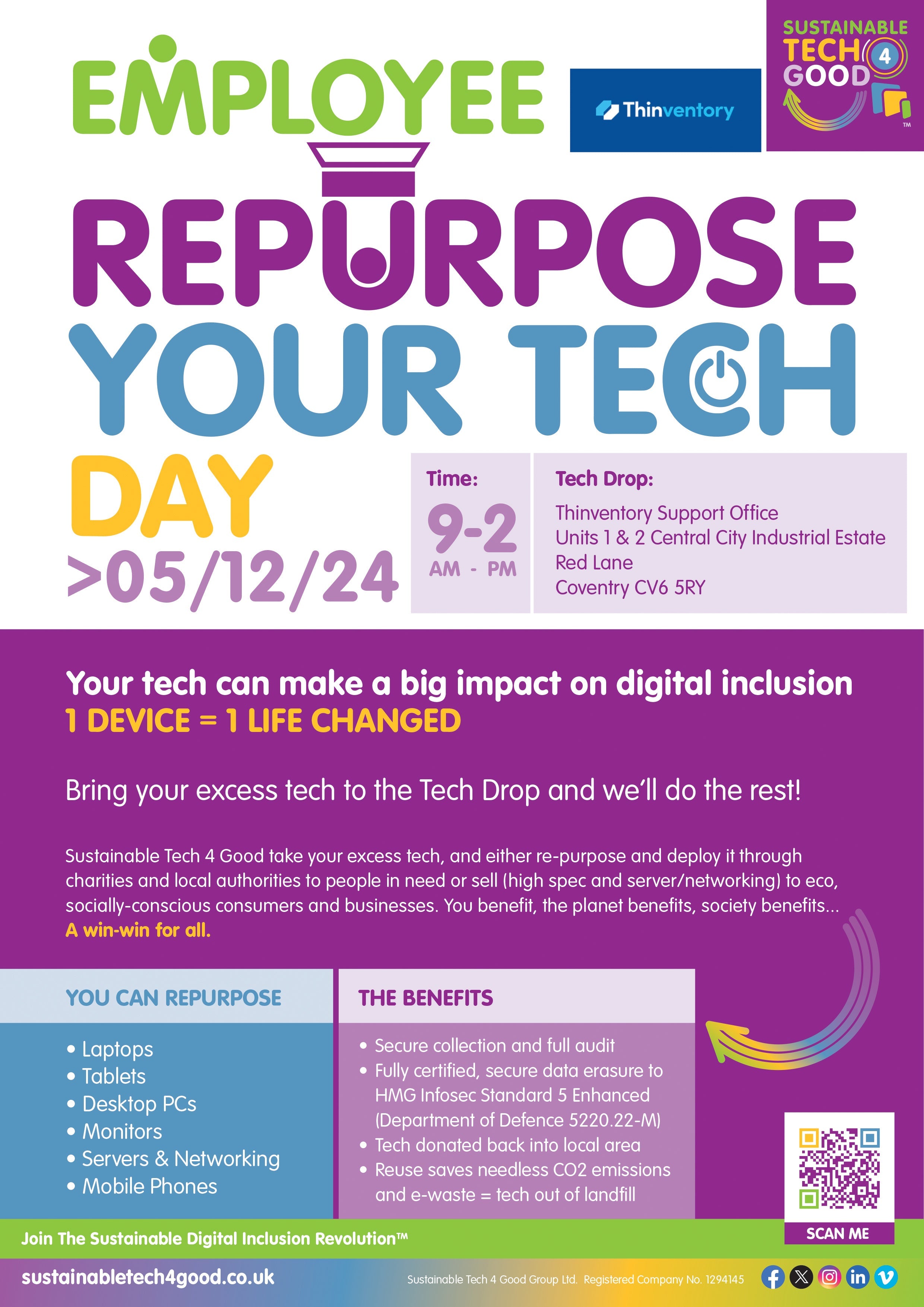 Hold an 'Employee Repurpose Your Tech Day'