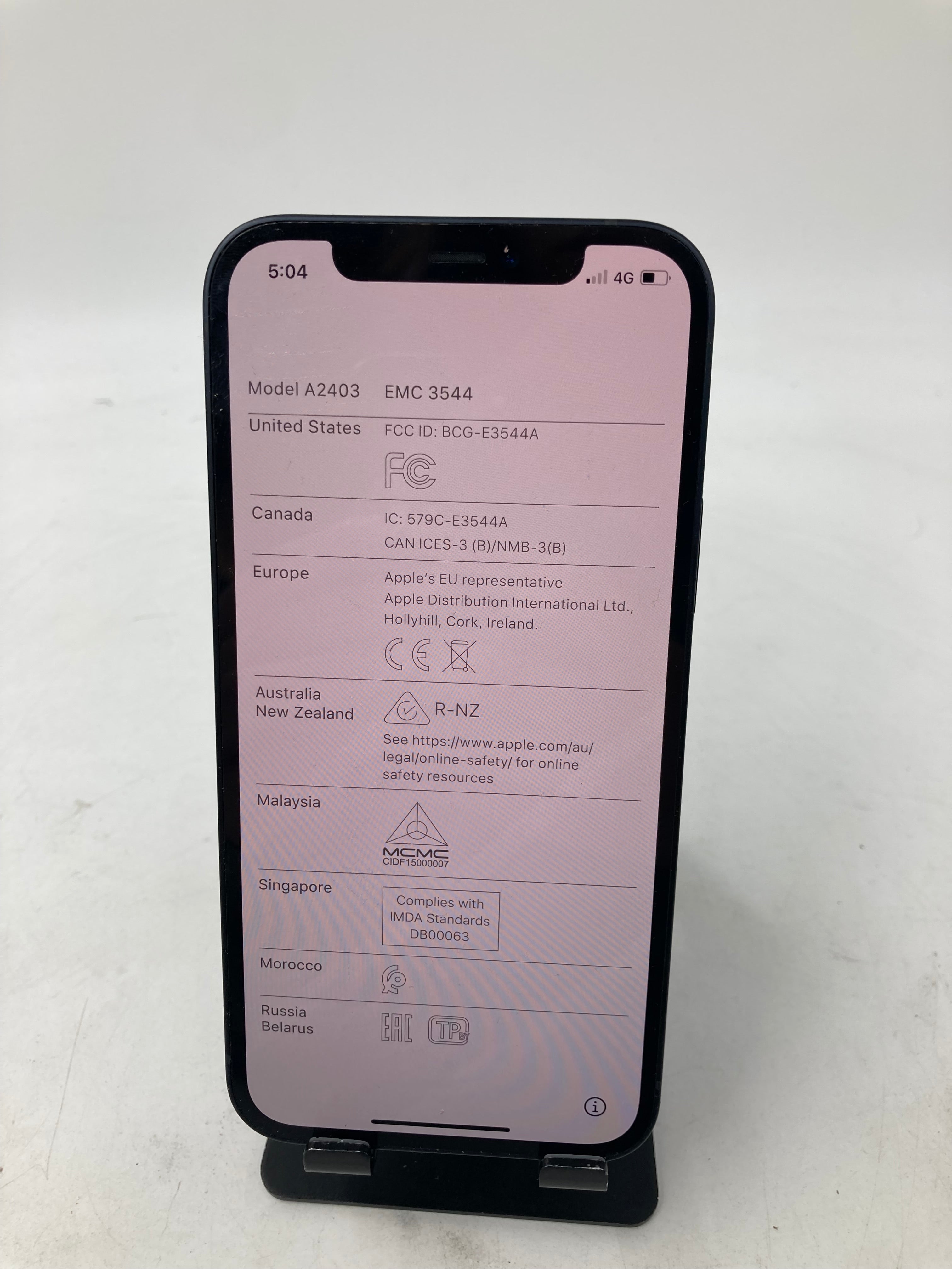 Apple iPhone 11 12 A2221 A2403 64GB Black Lot of 4