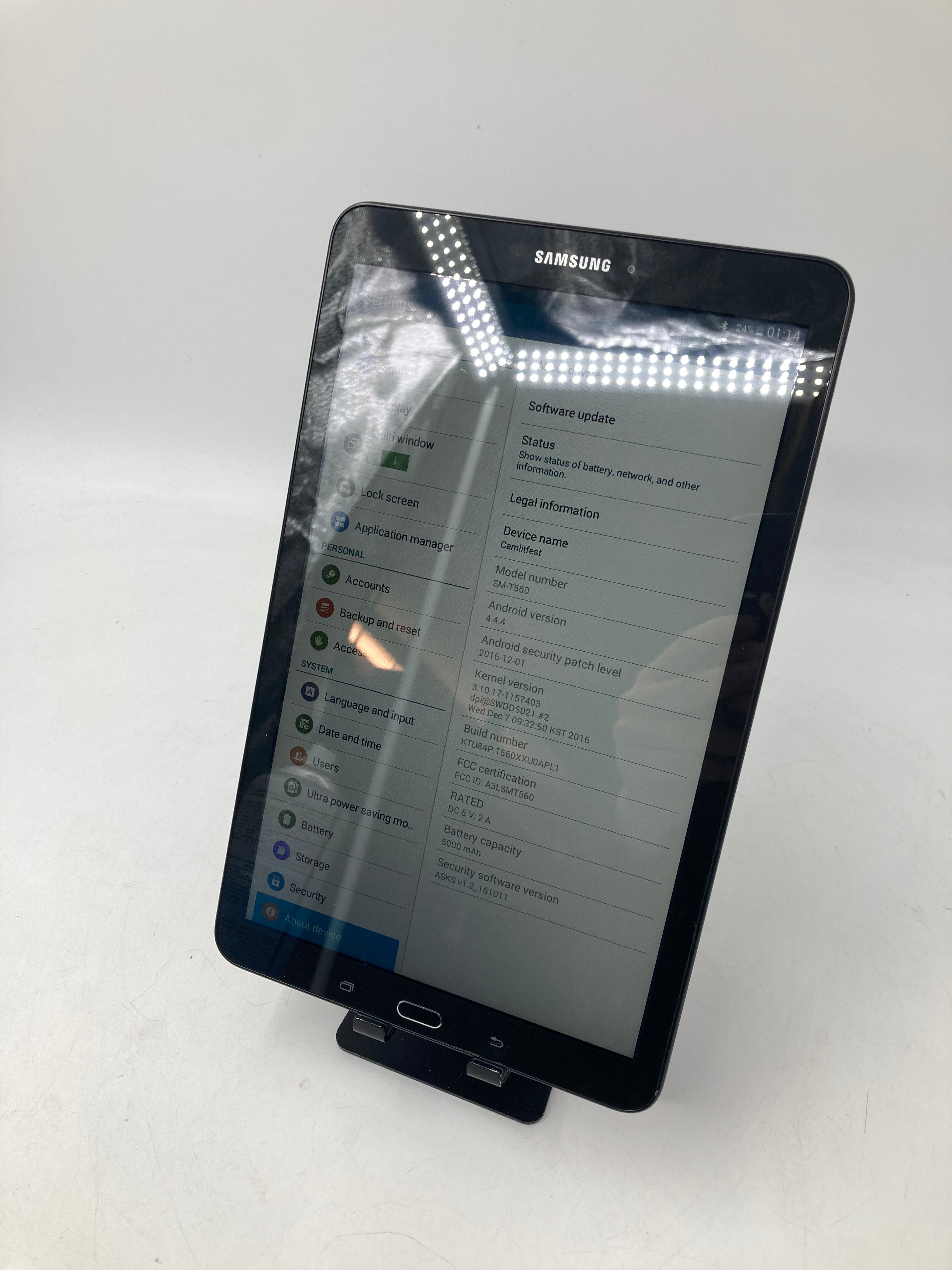 Samsung Galaxy Tab E 8GB Unlocked Black