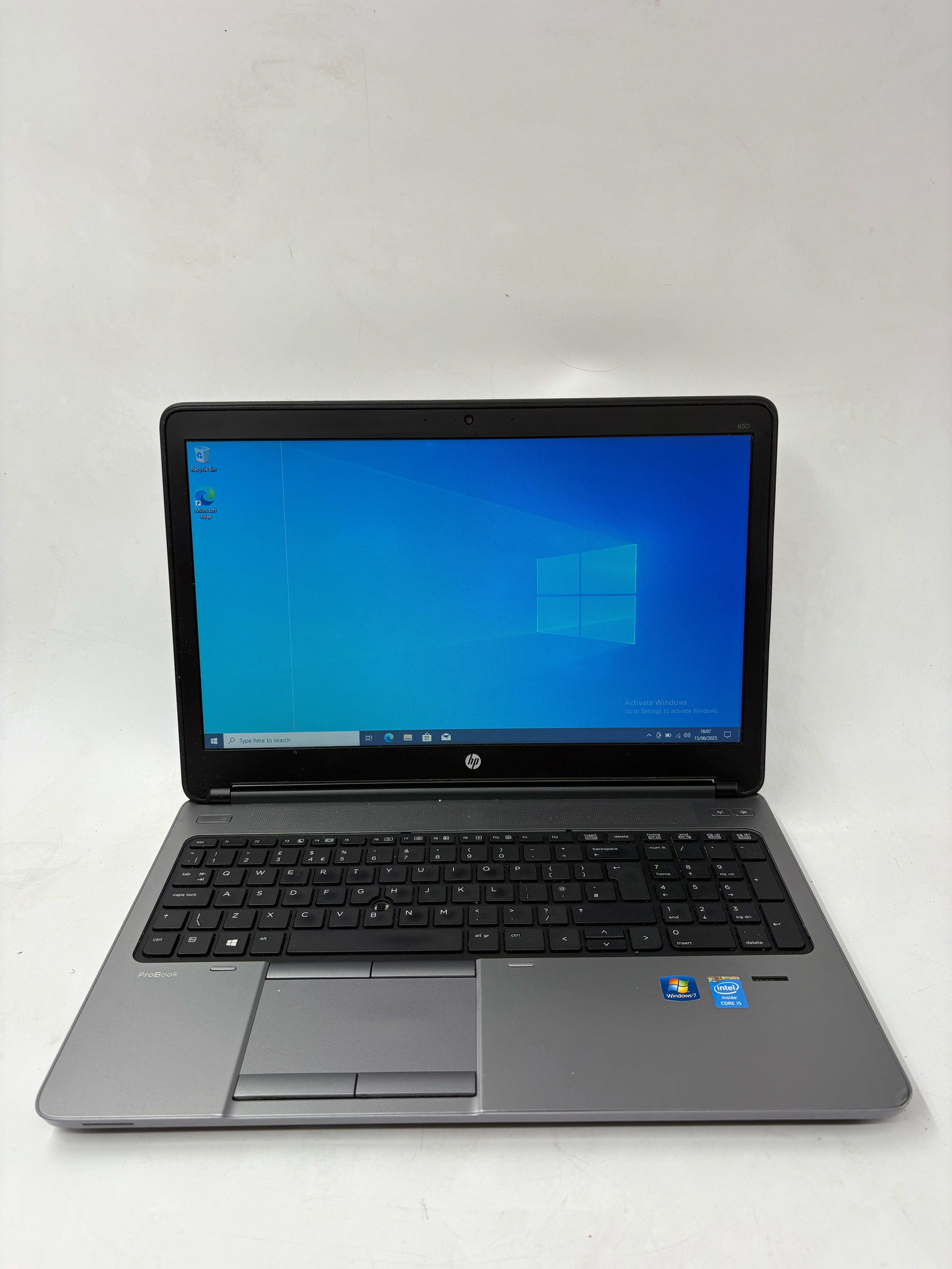 HP Laptop ProBook 650 G1 15.6" Screen i5 4th Gen 12GB RAM 480GB SSD W10