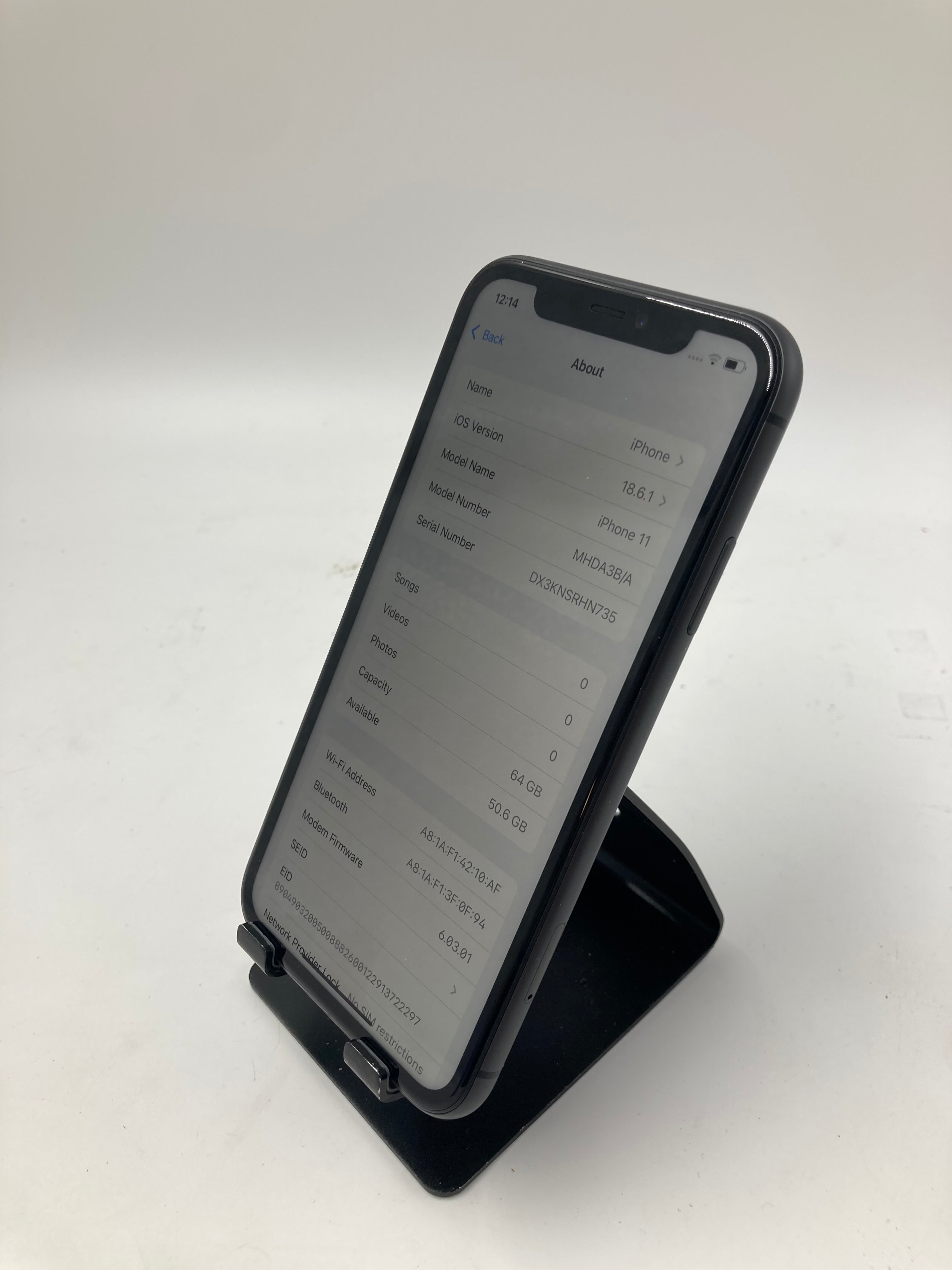 Apple iPhone 11 6.1" A2221 64GB Storage Grey Unlocked 100% Battery Health #2