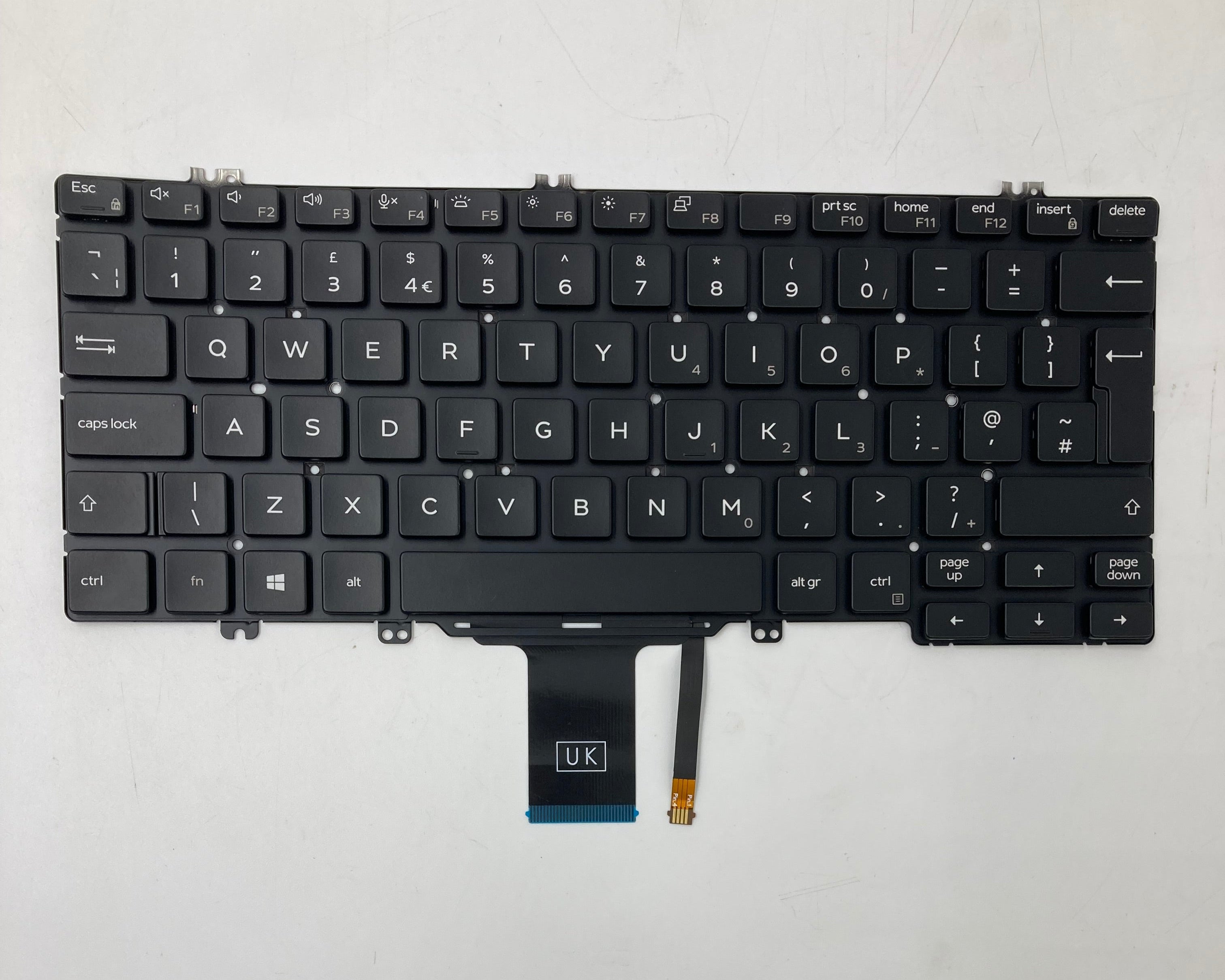 NEW Genuine Dell Latitude 5300 and 7300 Backlit UK English Keyboard 666FG 0666fg