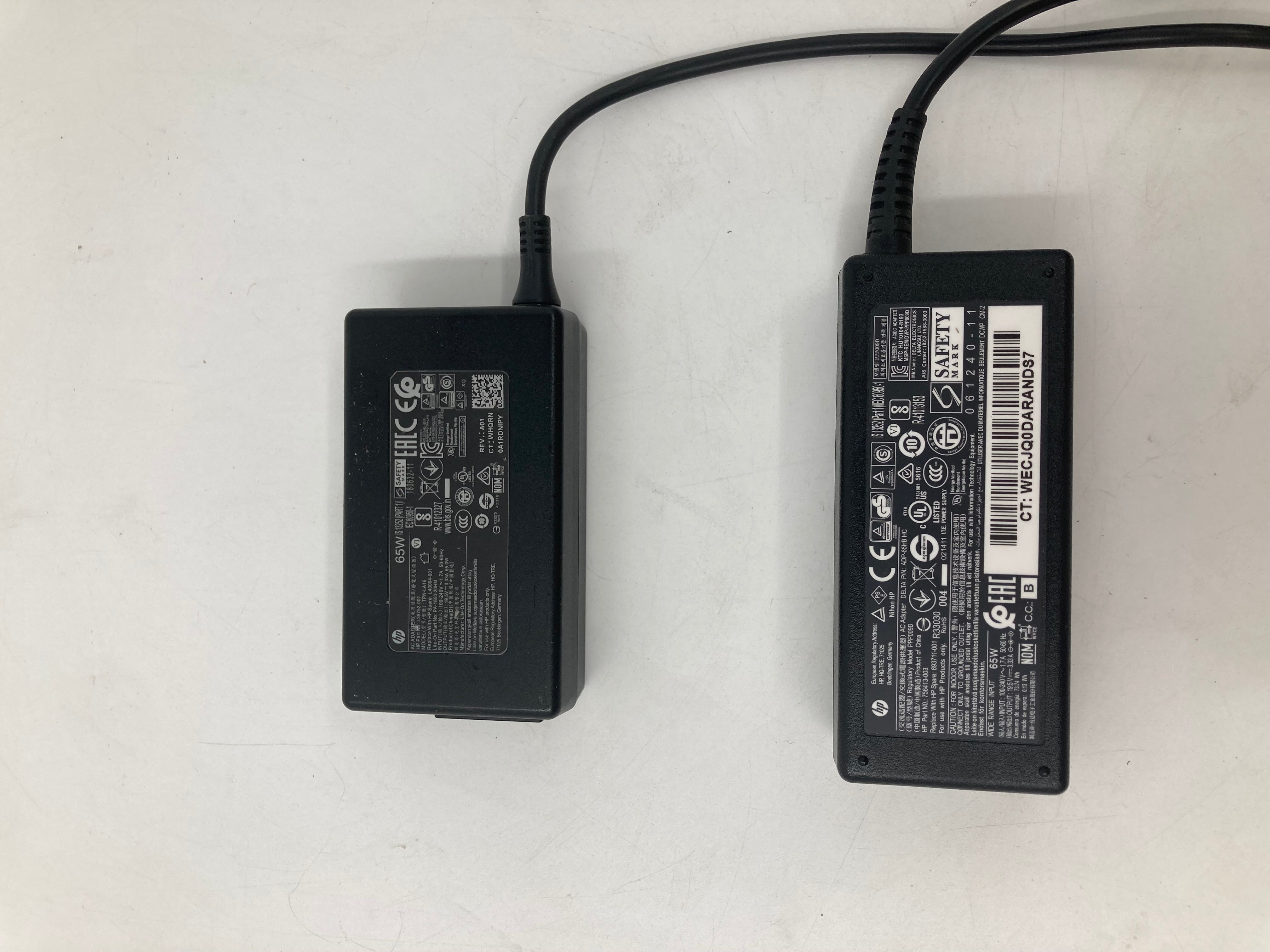 Batch 6x HP Big Tip AC Adapter PPP009D TPN-LA16 65W
