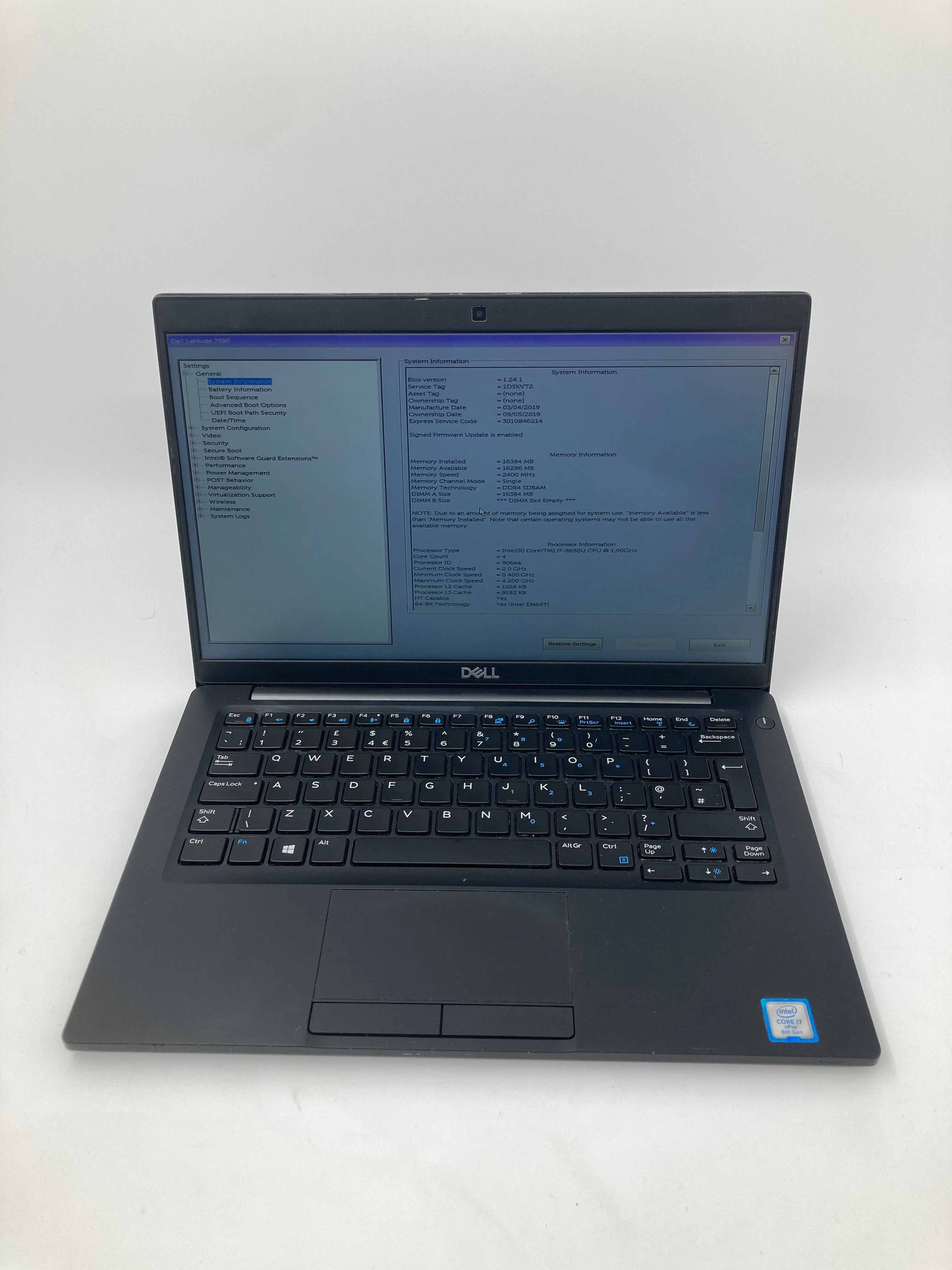 Dell Latitude 7390 13" Screen i7 8th Gen 16GB RAM 256GB SSD Win 11 #2