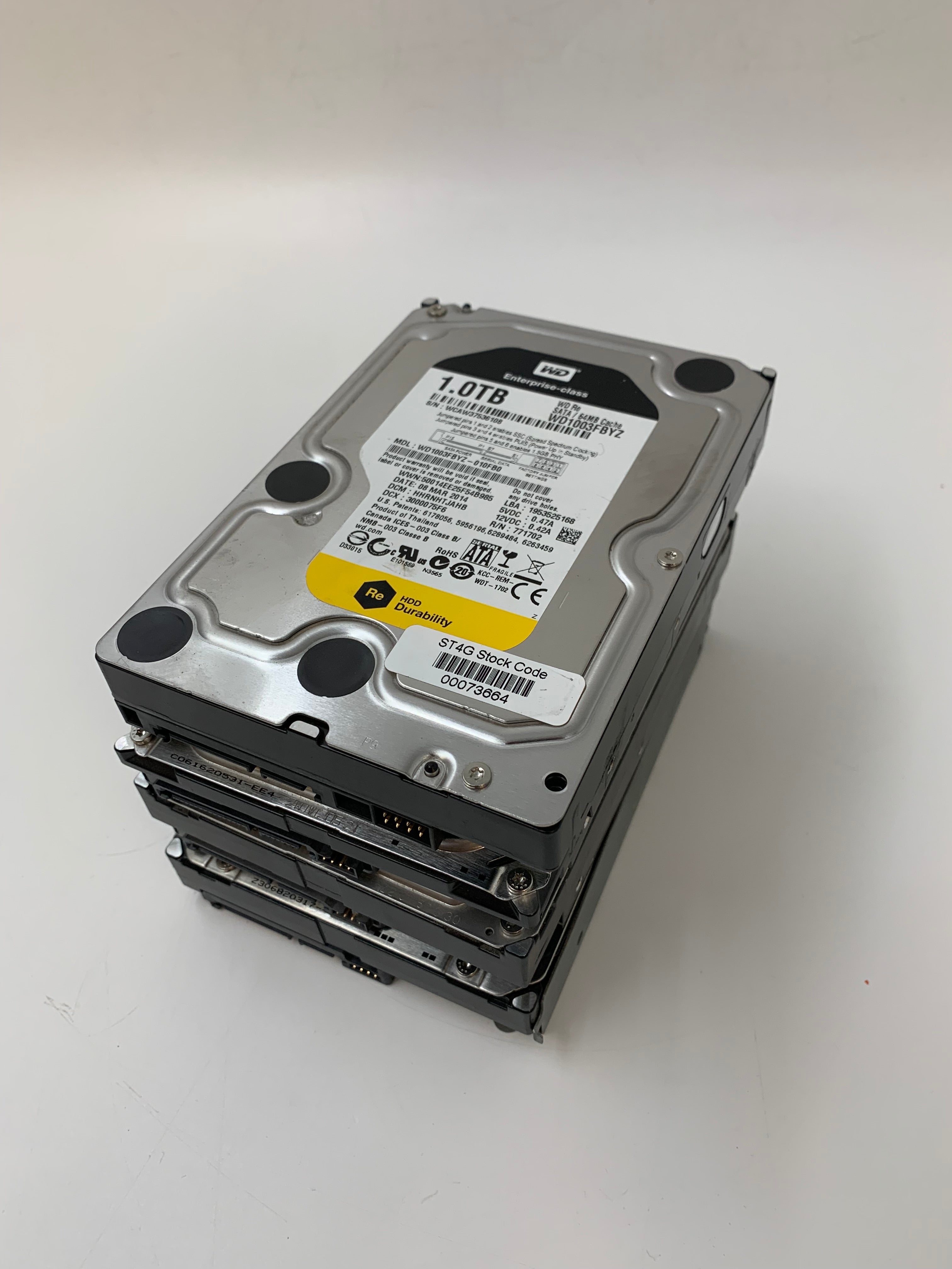 Mixed Brands HDDs | 250GB/500GB/1TB | SATA | 3.5 inch | Lot of 4
