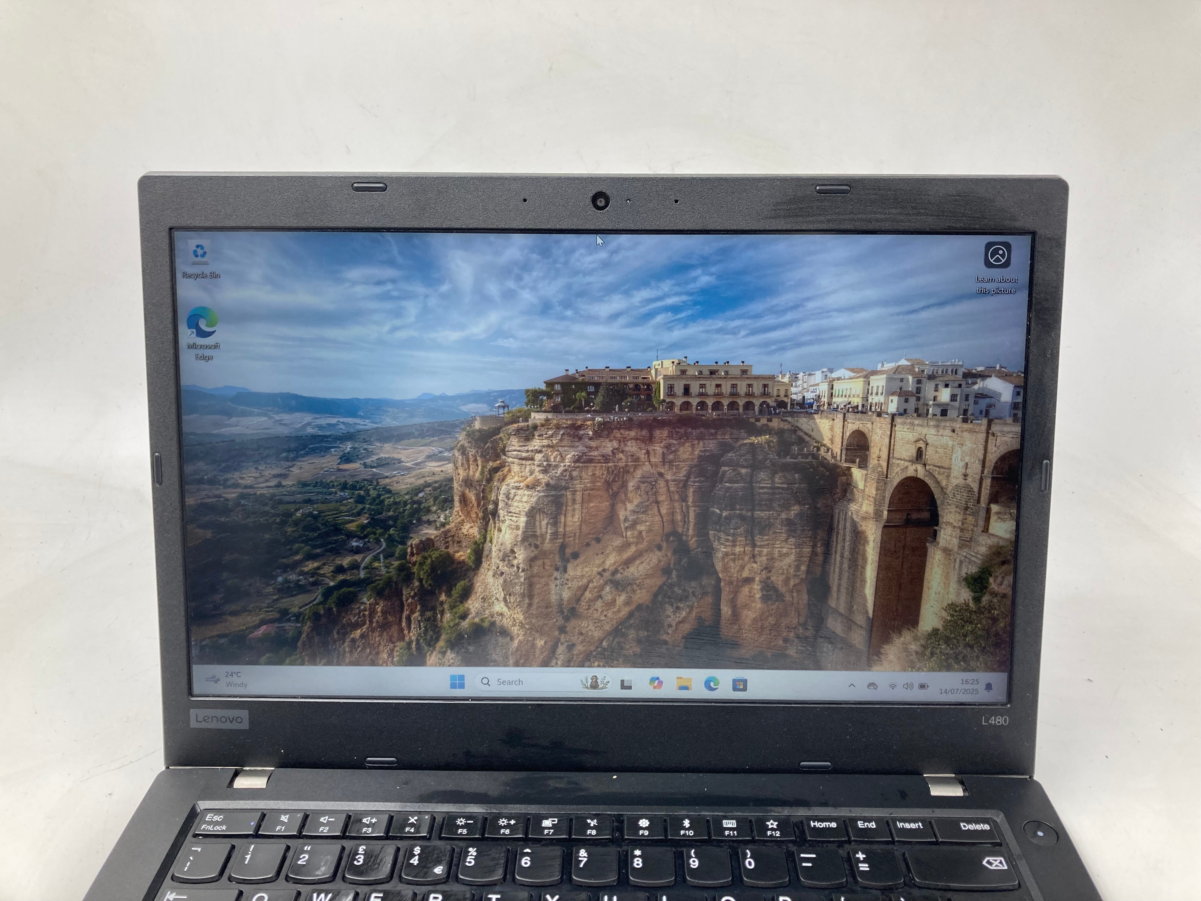 Lenovo ThinkPad L480 14" Screen i5 8th Gen 16GB RAM 256GB SSD Win 11