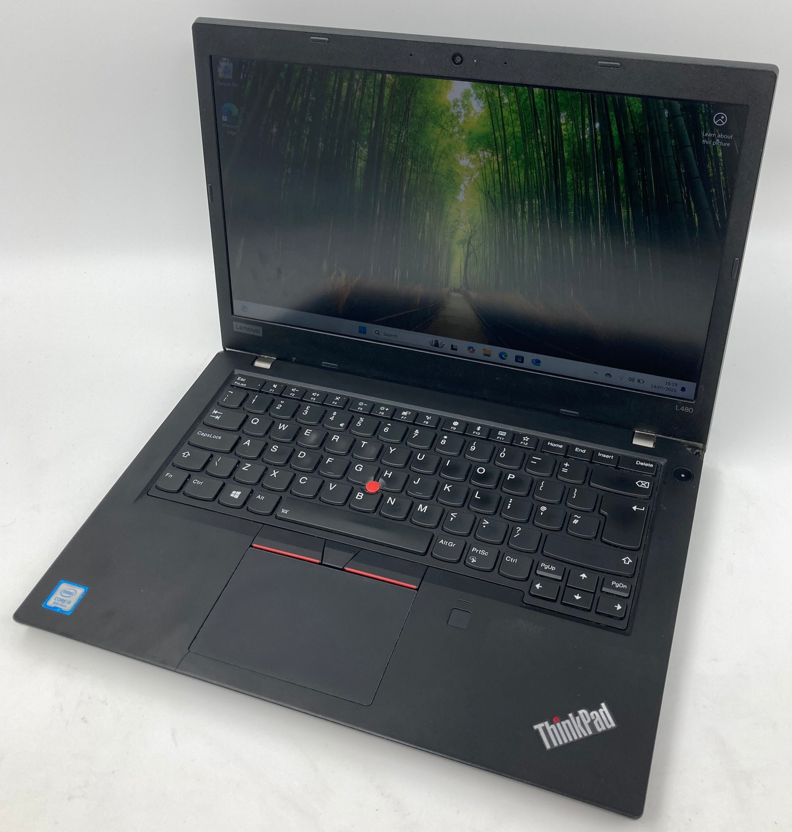 Lenovo Laptop ThinkPad L480 14" i5 8th Gen 16GB RAM No SSD No OS