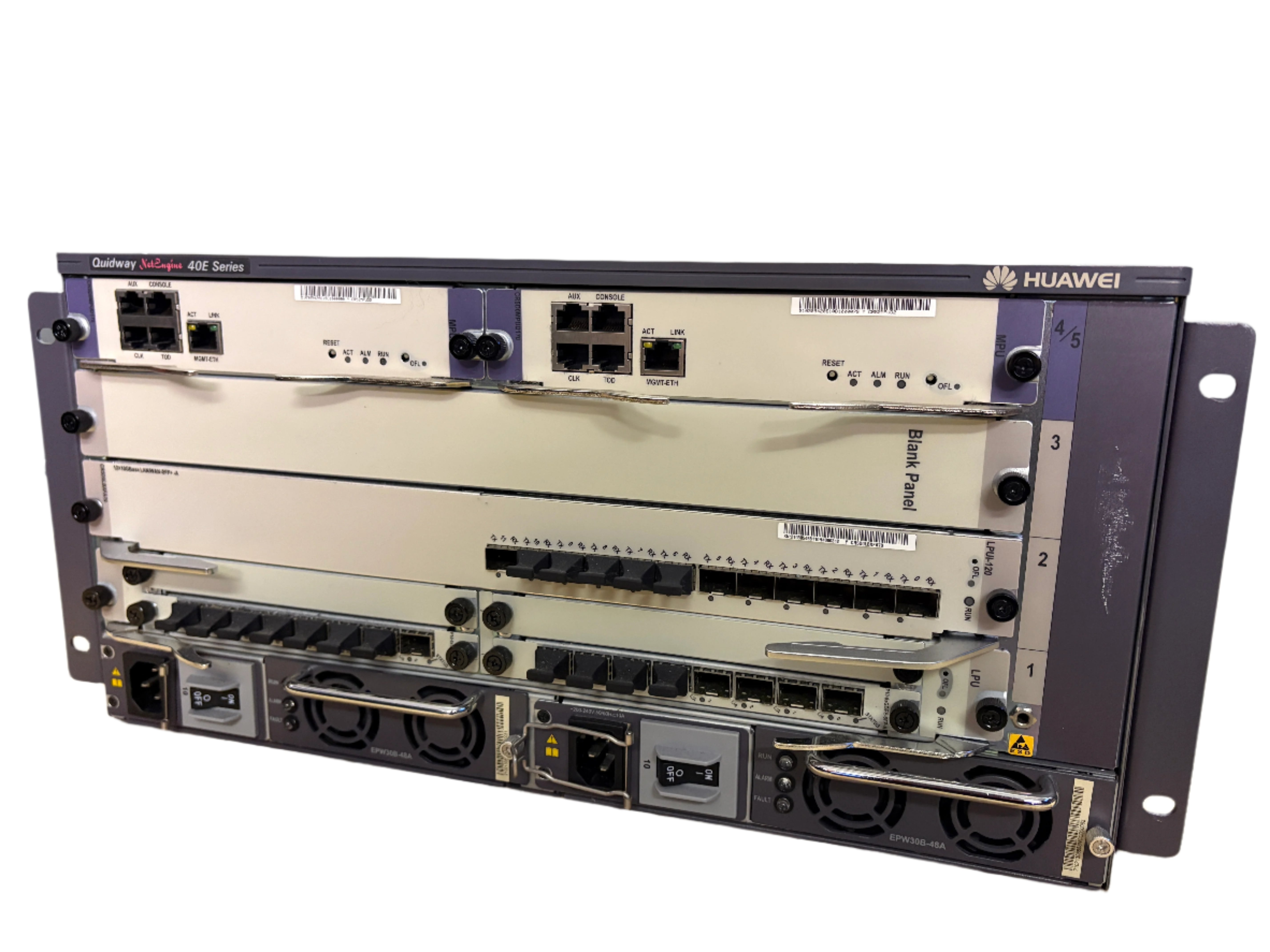 Huawei NetEngine NE40E-X3 1X CR5D0MPUD170 + 1X CR5D0LBXFA70