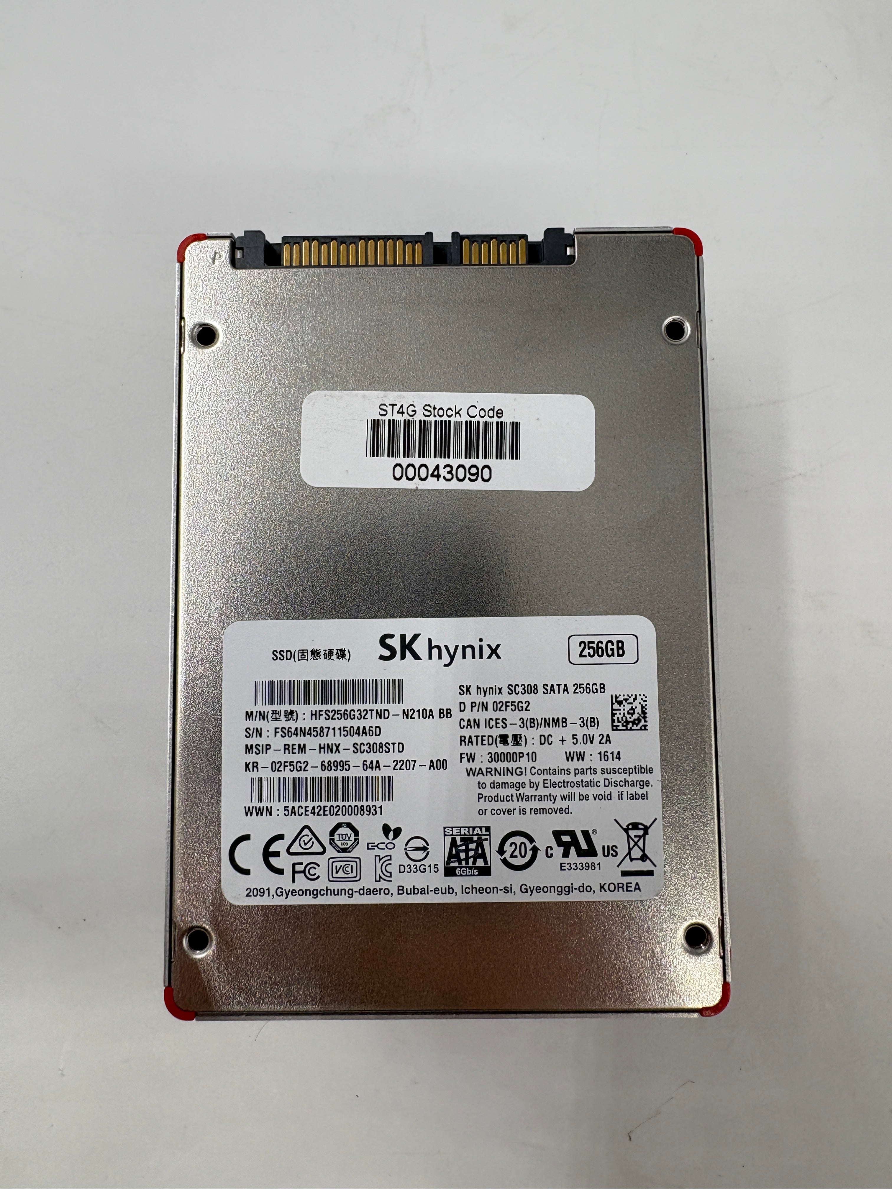 Batch of 10 256GB SSD 2.5" SATA - Mixed Models