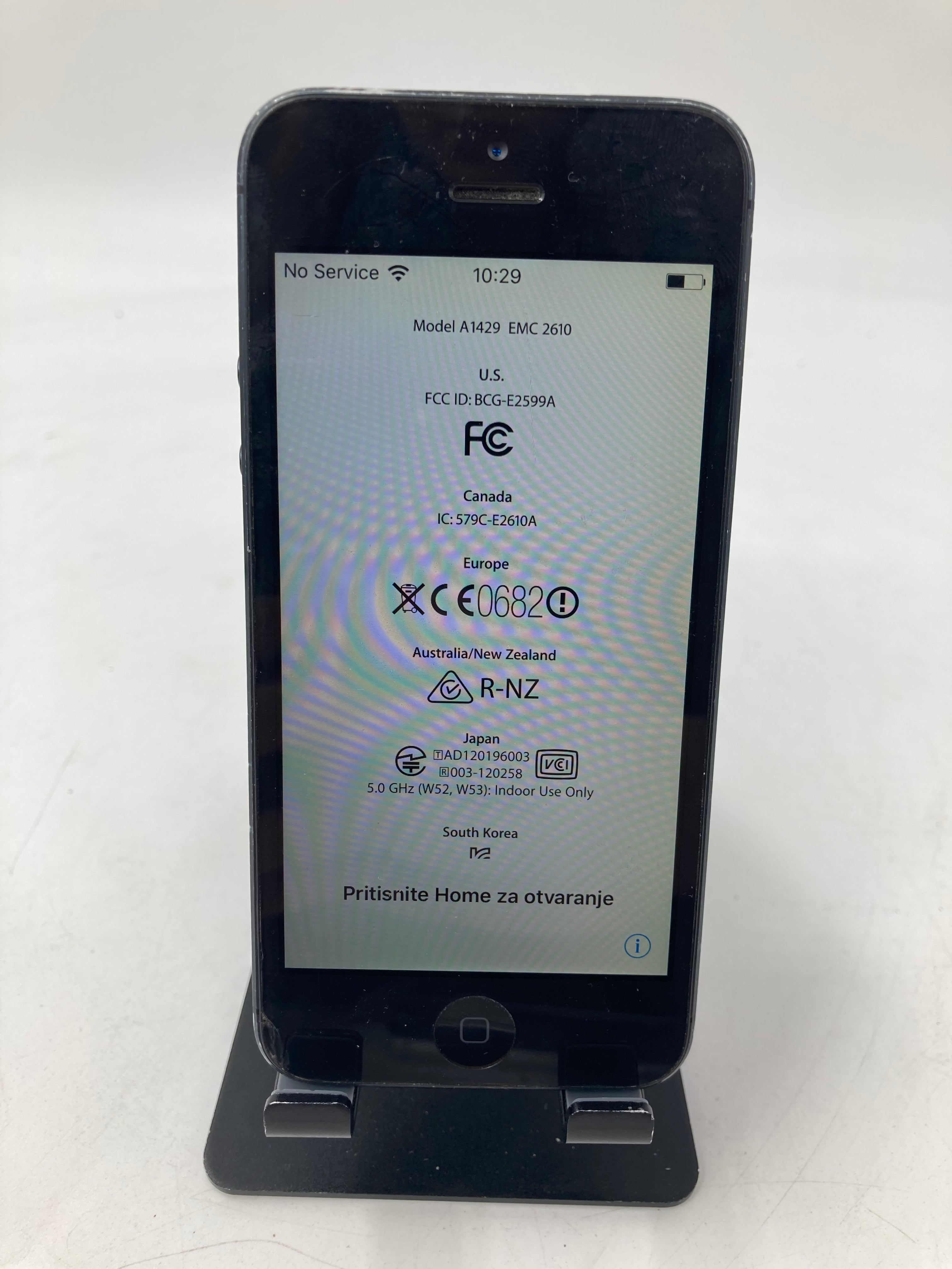 Batch 5x Apple iPhone A1688 A1429 A2296 Black Silver