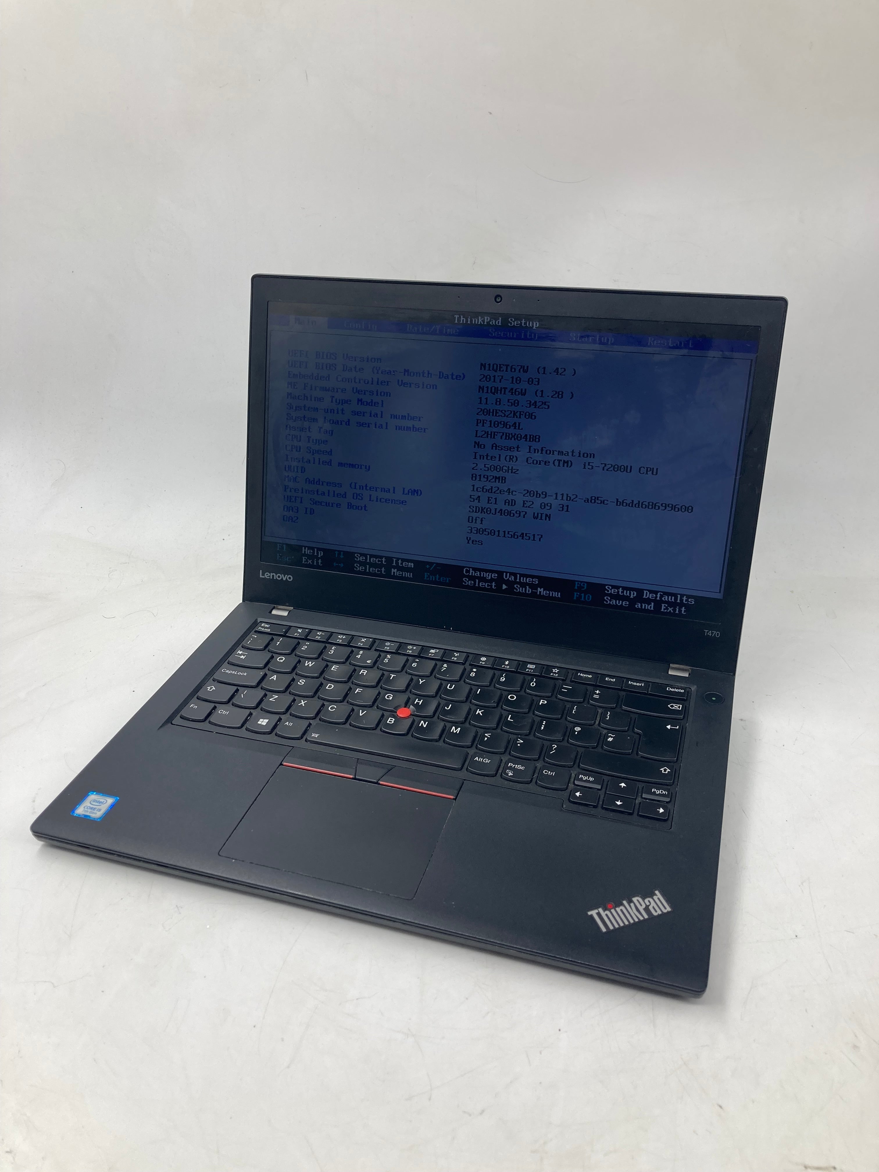 Lenovo ThinkPad T470 14" Screen i5 7th Gen 8GB RAM No SSD No OS #2