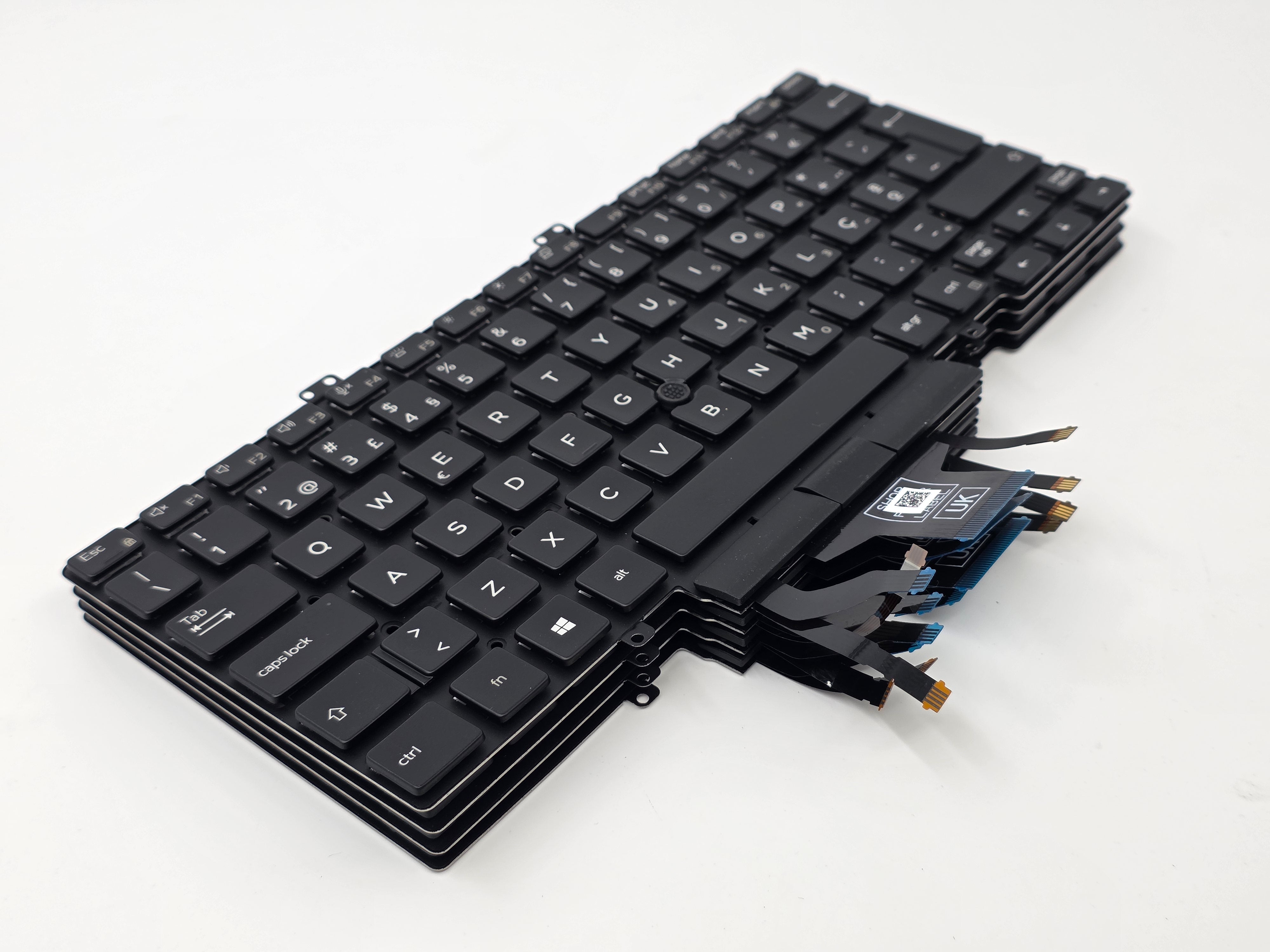 BATCH OF 4 Dell Latitude 5400 5401 5410 5411 Portuguese Backlit Keyboard 090YKV