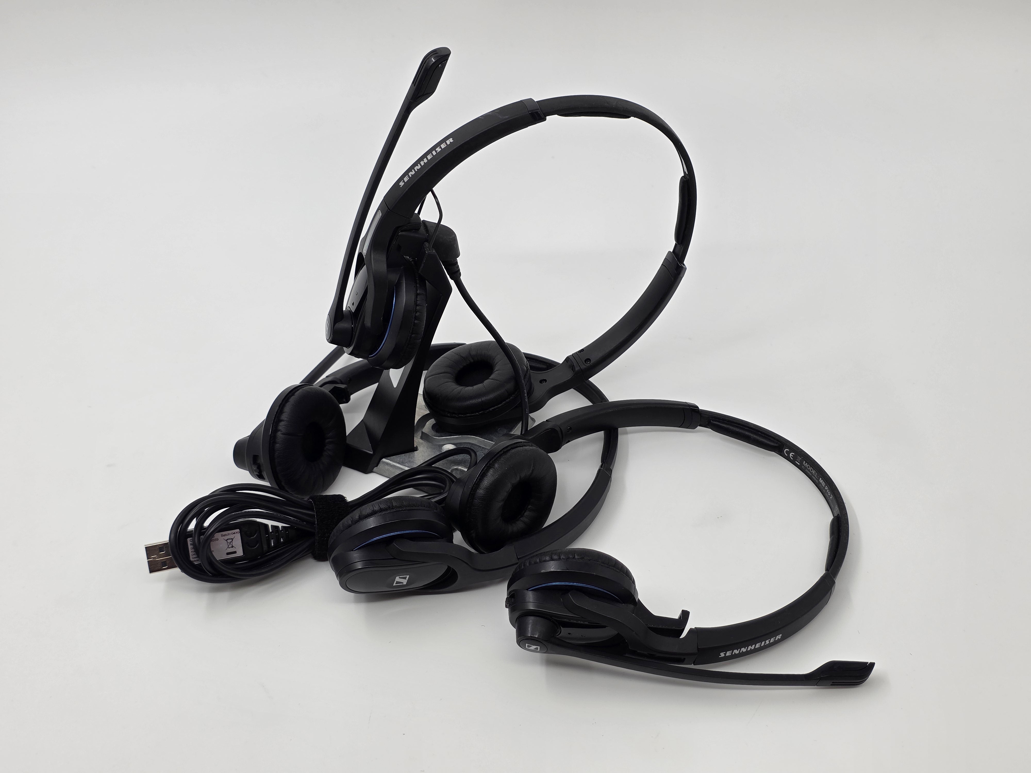 Sennheiser Bluetooth MB Pro 2 UC ML Wireless Headsets & Charging Stand