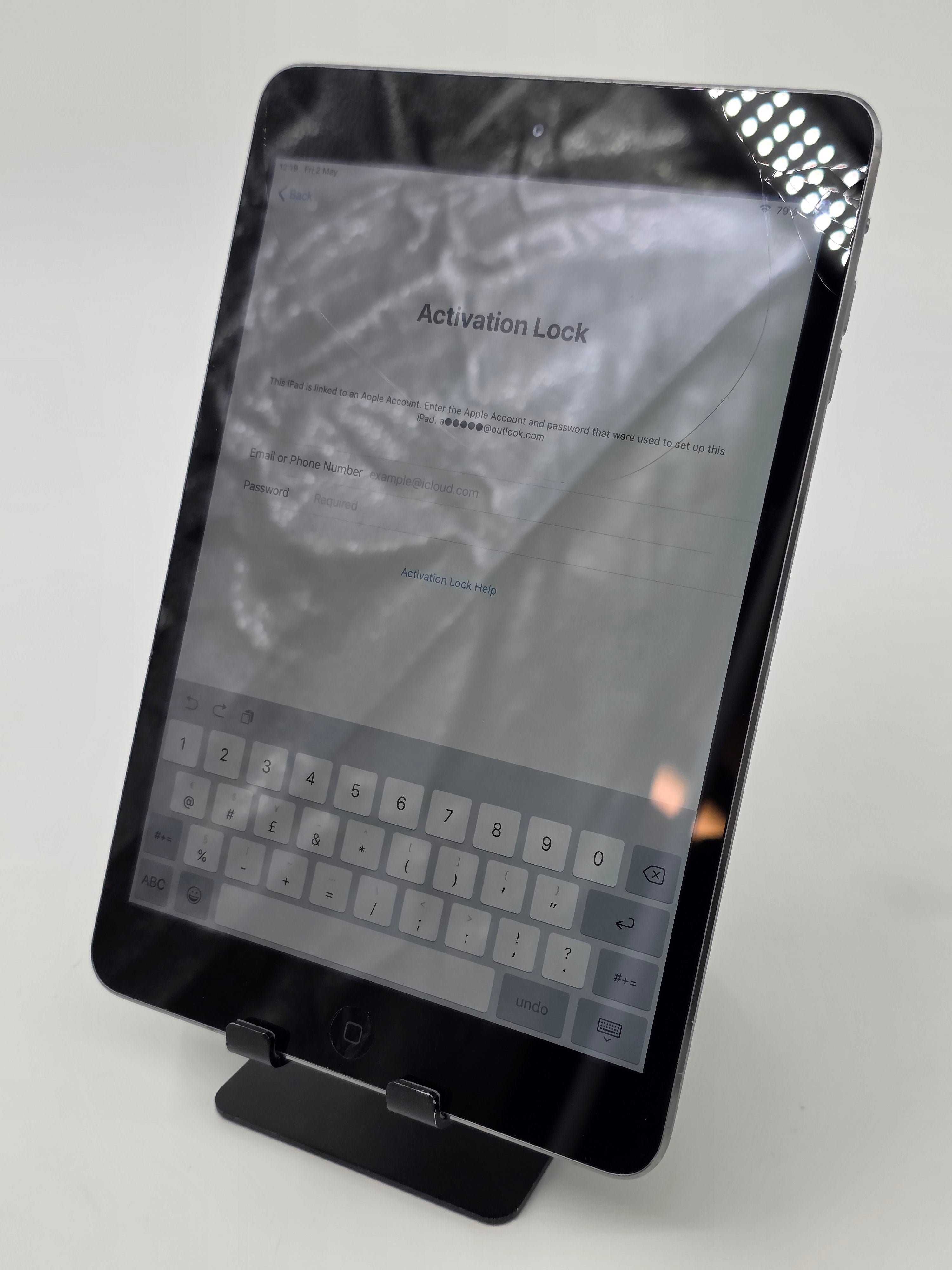 Apple iPad Mini 2 A1489 7.9 Inch 16GB Wi-Fi Space Grey SPARES ONLY