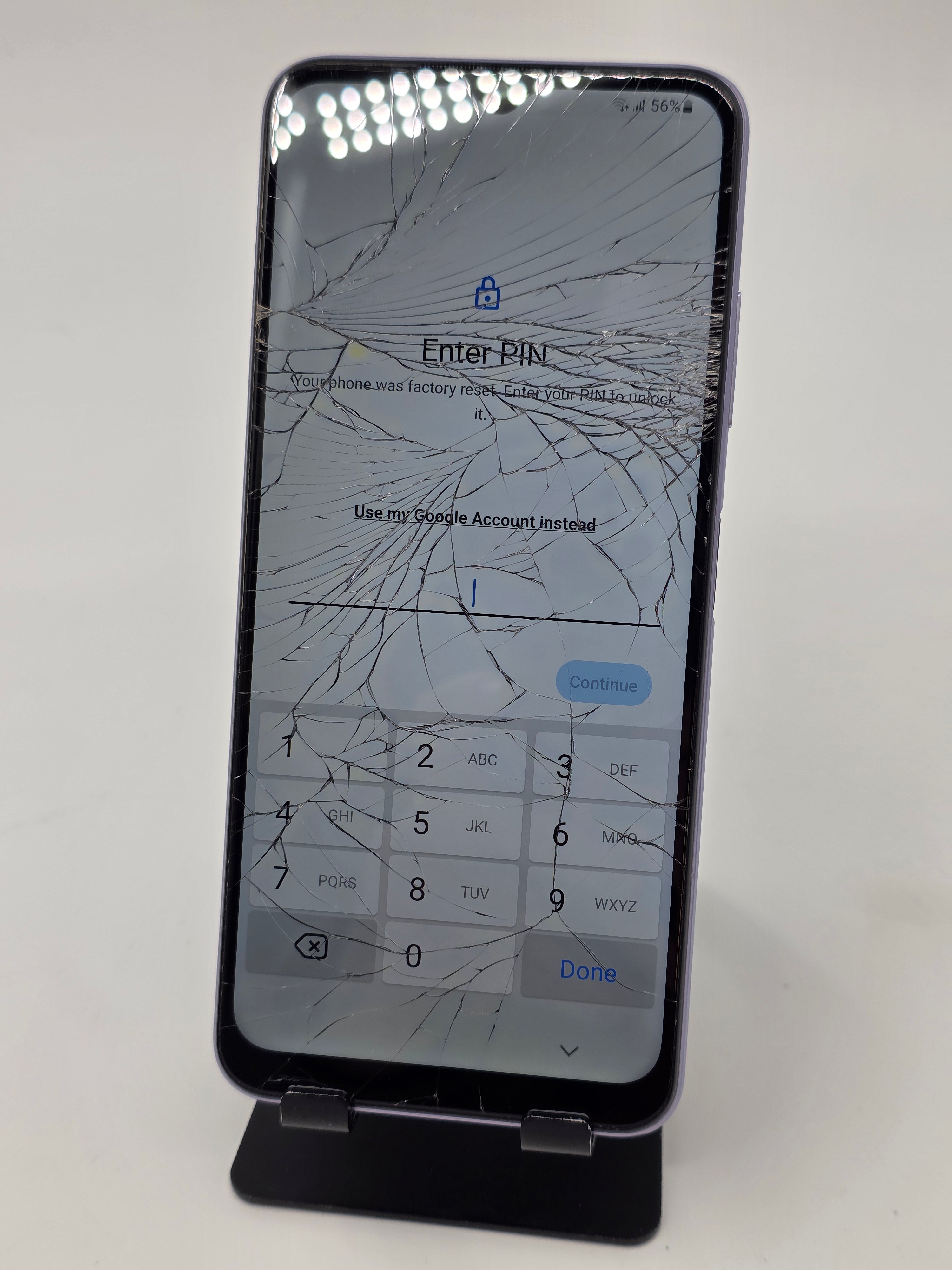 Samsung Galaxy A22 5G SM-A226B/DSN 64GB Violet SPARES ONLY