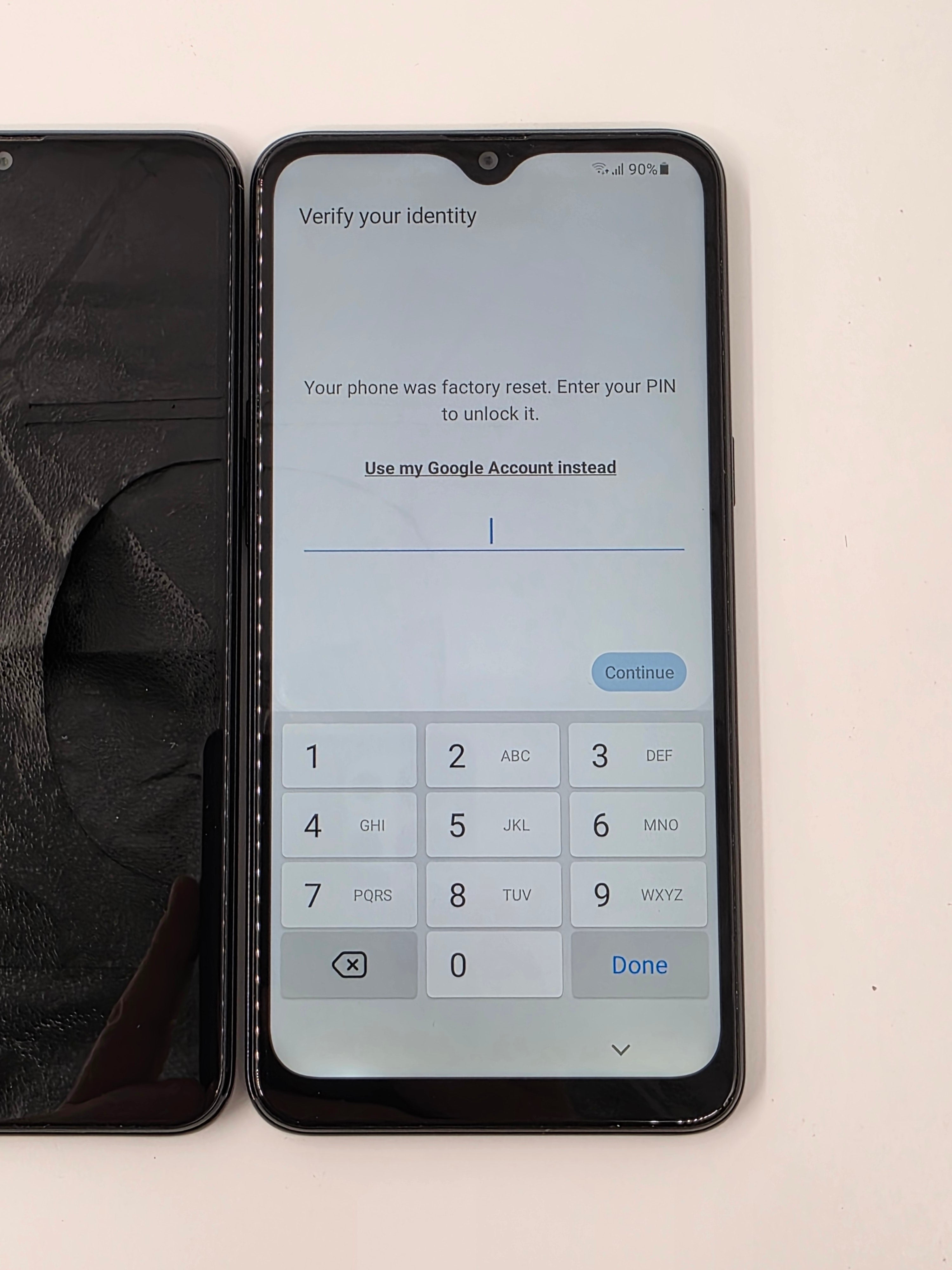 BATCH OF 3 Samsung Galaxy A10S SM-A107F/DS Black 32GB SPARES ONLY