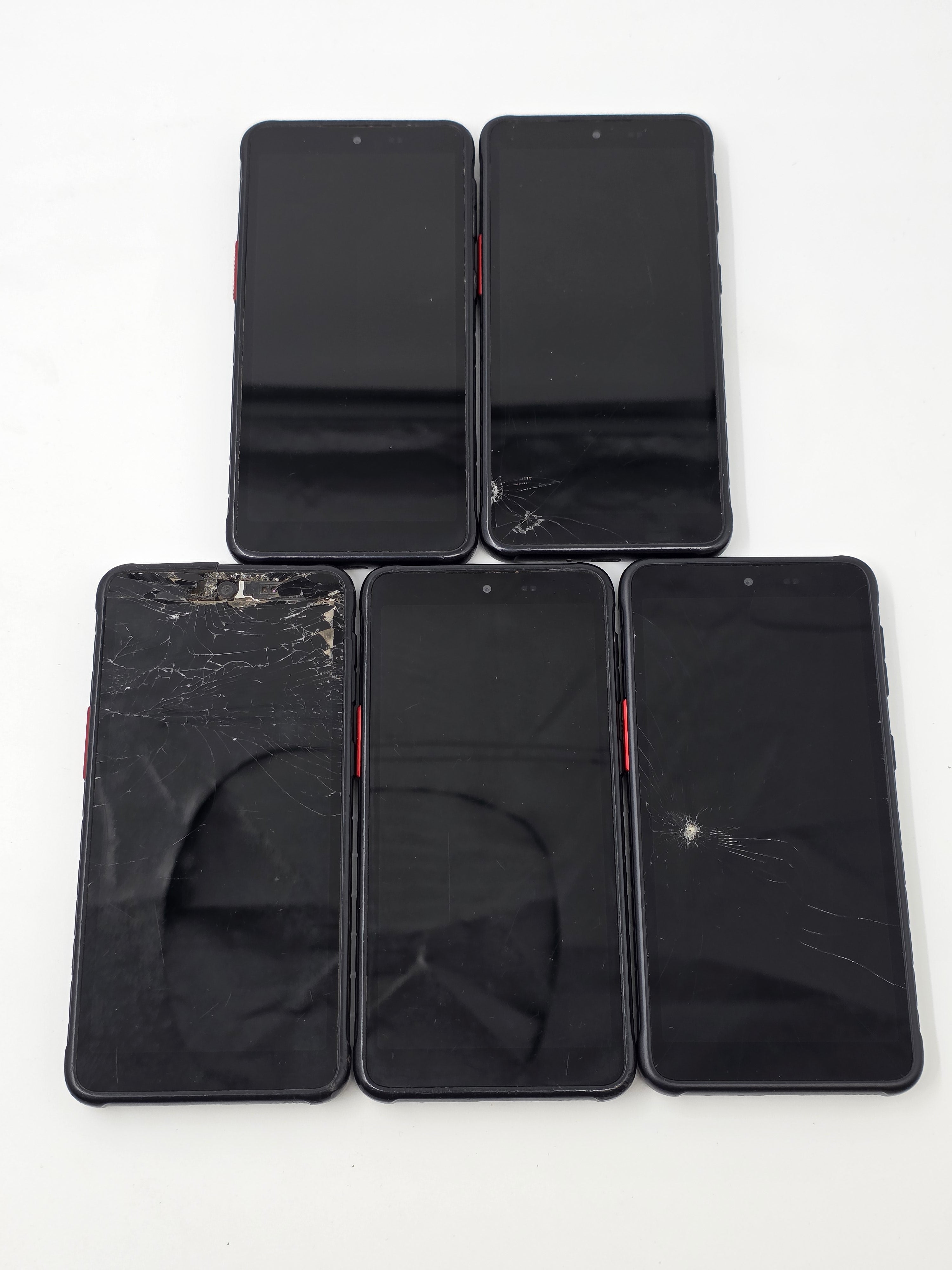 BATCH OF 6 Samsung Galaxy XCover 5 SM-G525F/DS 64GB SPARES ONLY