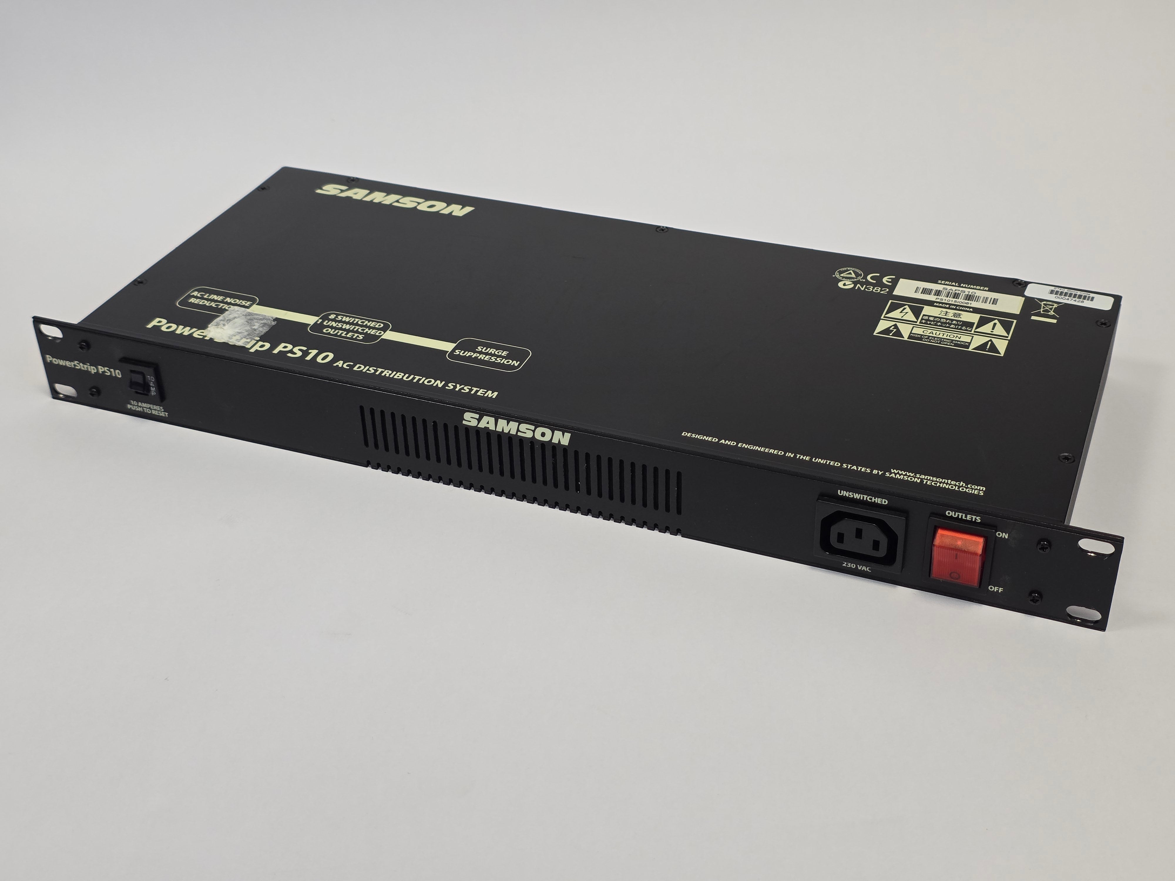 Samson Powerstrip PS10 AC Distribution System and Power Conditioner