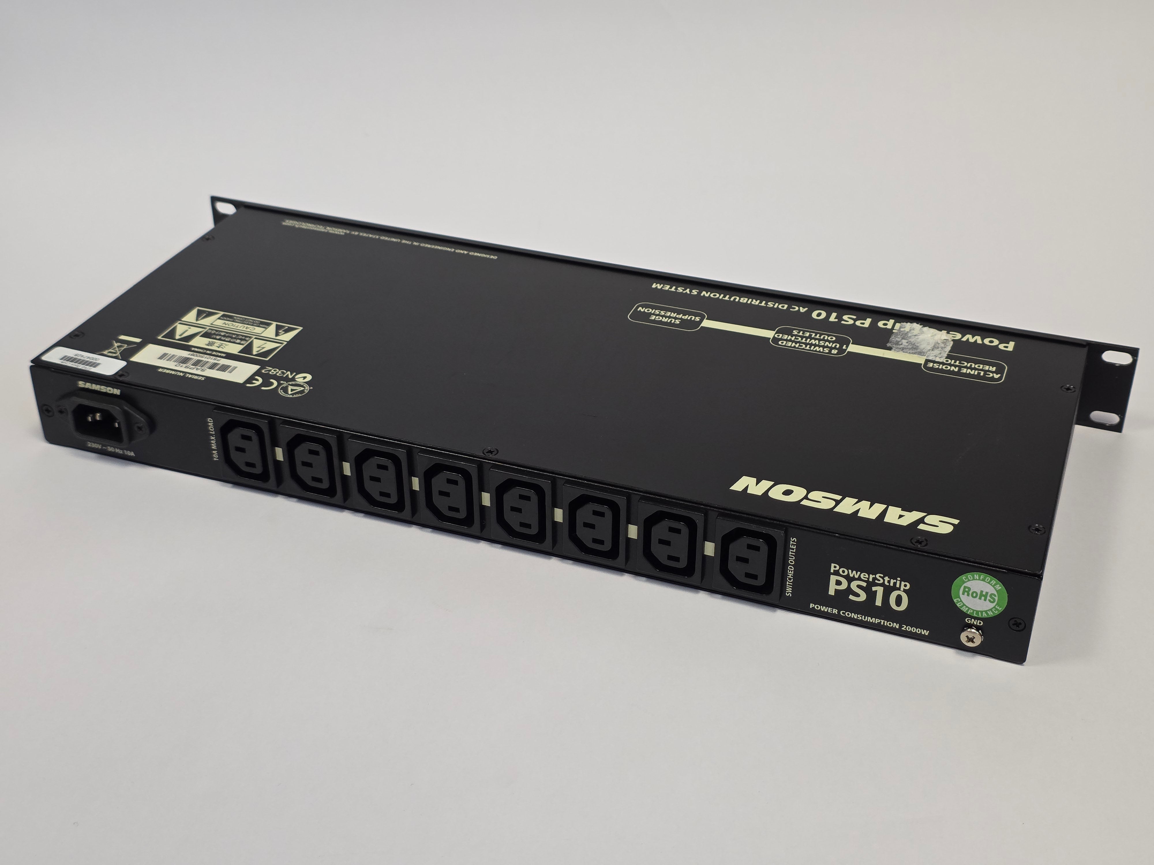 Samson Powerstrip PS10 AC Distribution System and Power Conditioner