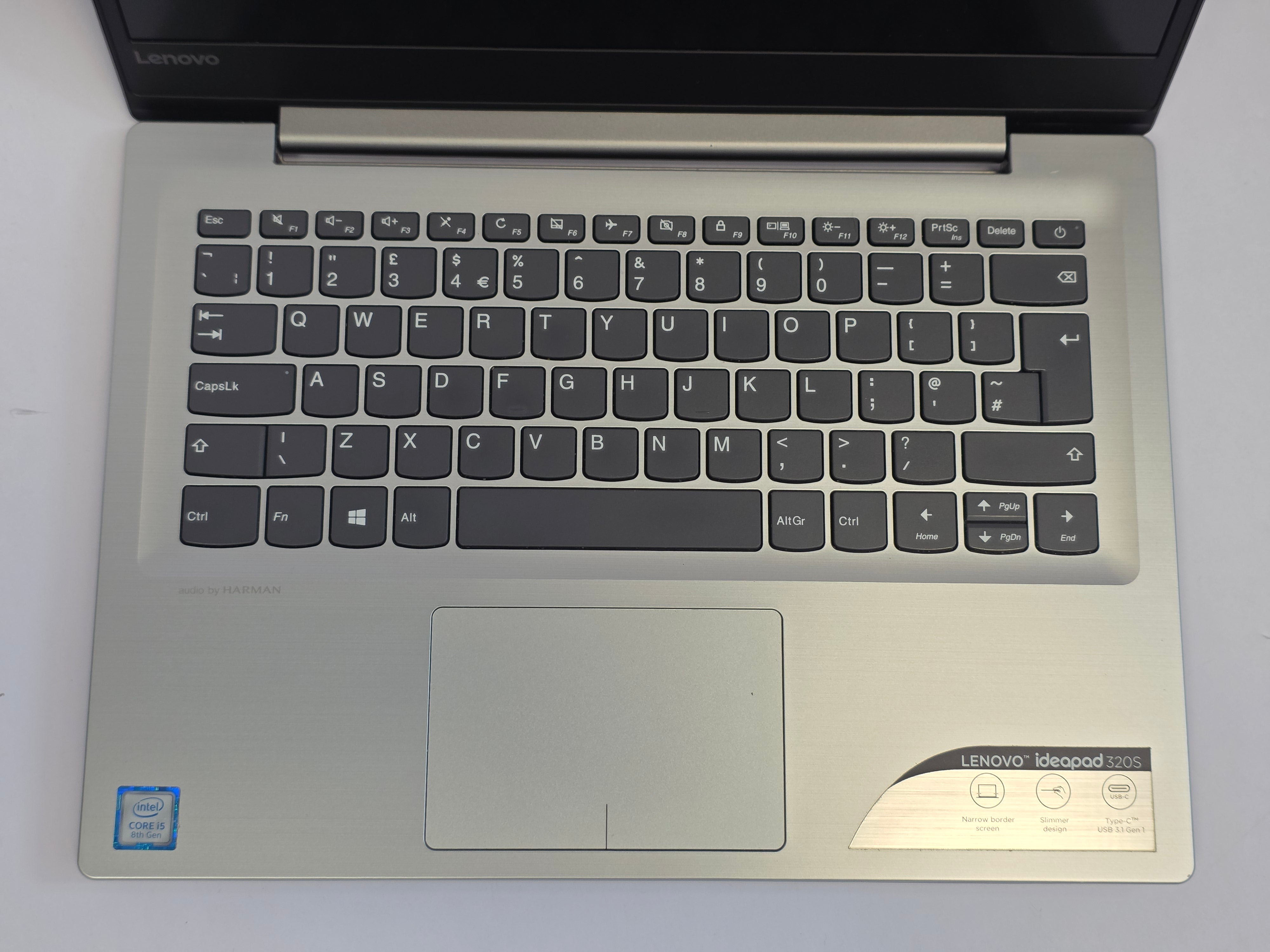 LENOVO LAPTOP IDEAPAD 320S-14IKB I5 8TH GEN, 128GB SSD, 8GB RAM, NO OS