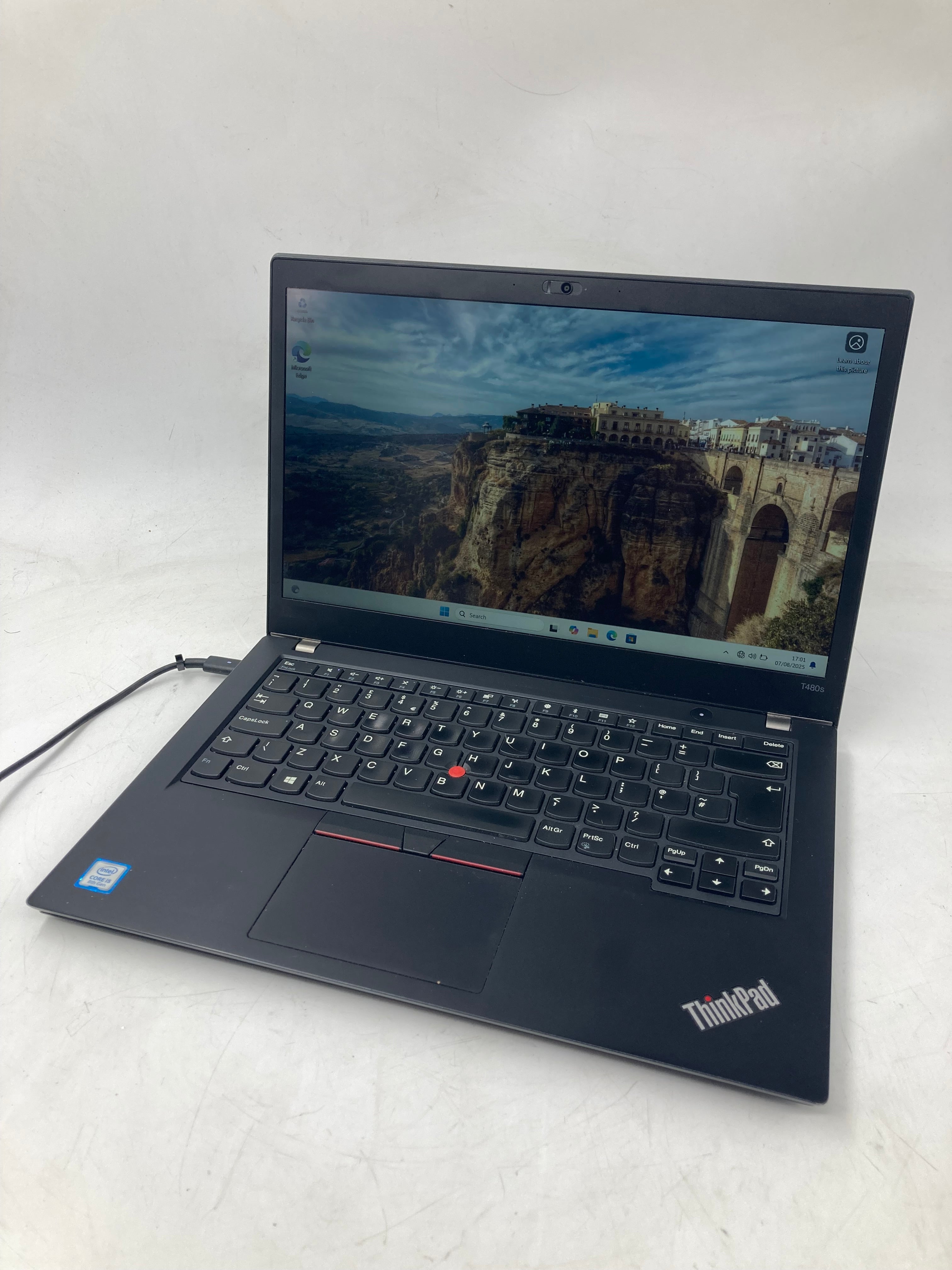 Lenovo ThinkPad T480s 14" Screen i5 8th Gen 8GB RAM 256GB SSD Win 11