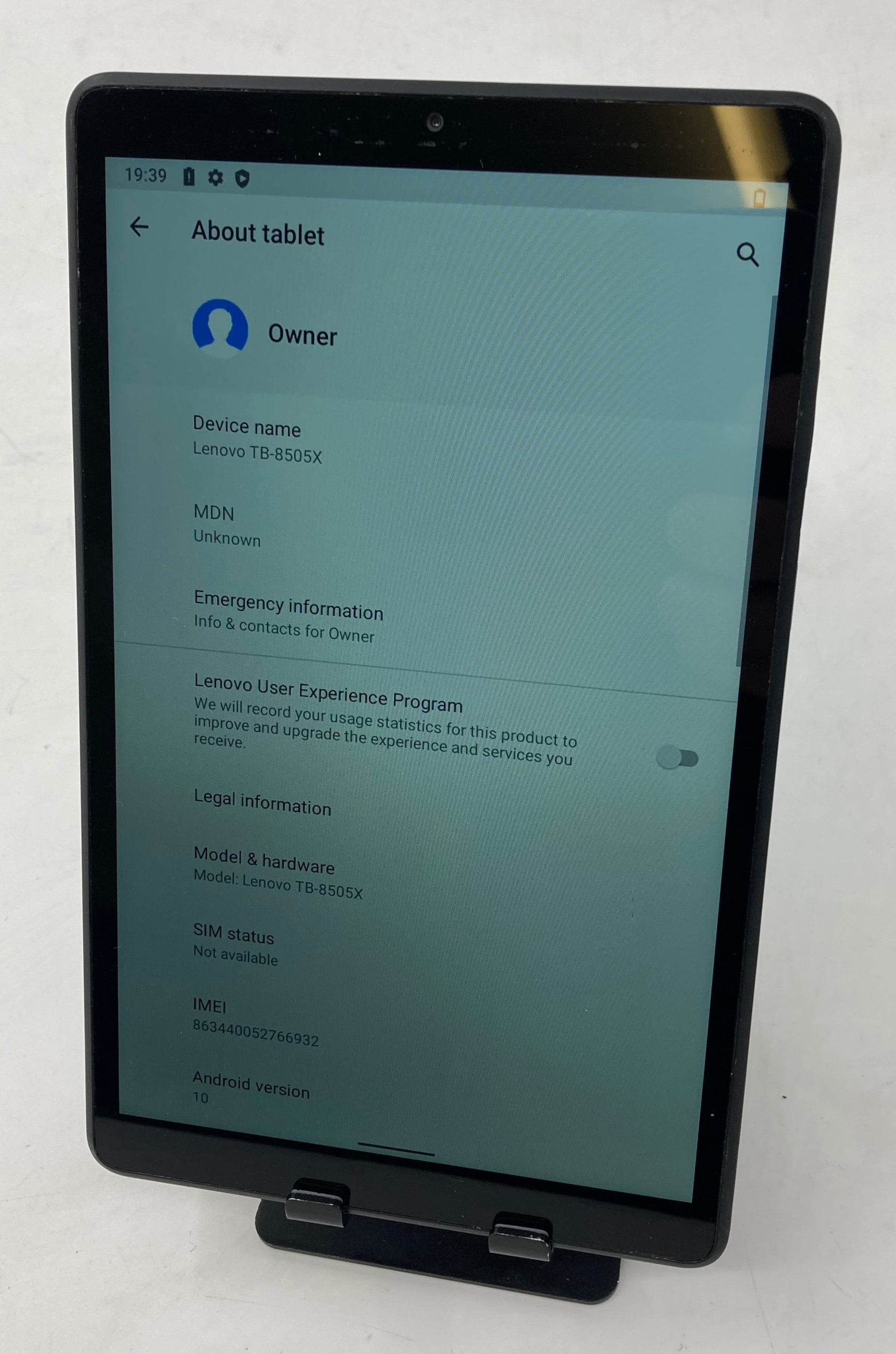 Lenovo Tablet TB-8505X 8" 32GB Grey