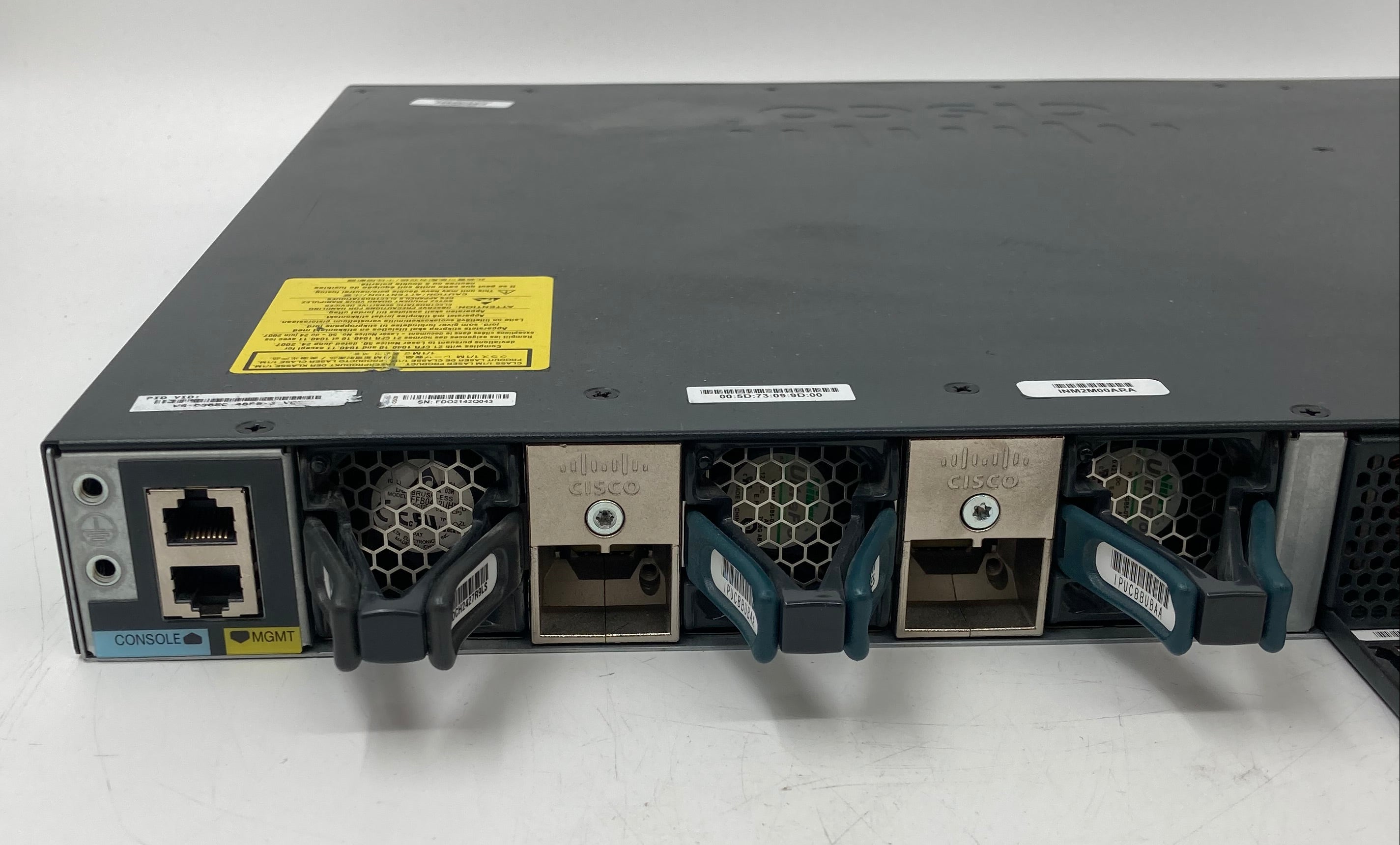 Cisco Catalyst C3650-48PS-S | 48-Port Gigabit PoE+ Switch