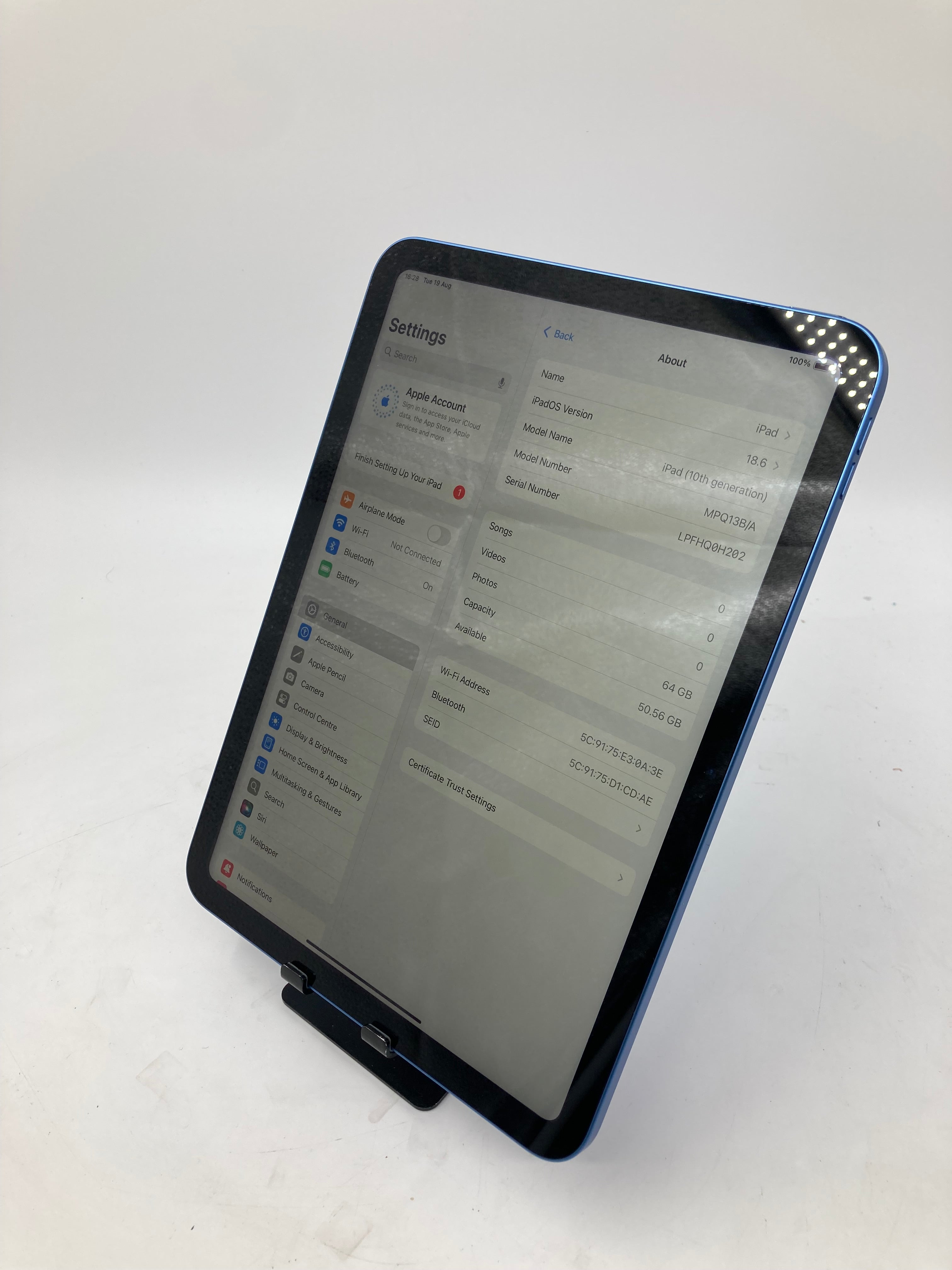 Apple iPad 10th Gen 2022 64GB Blue - Unlocked