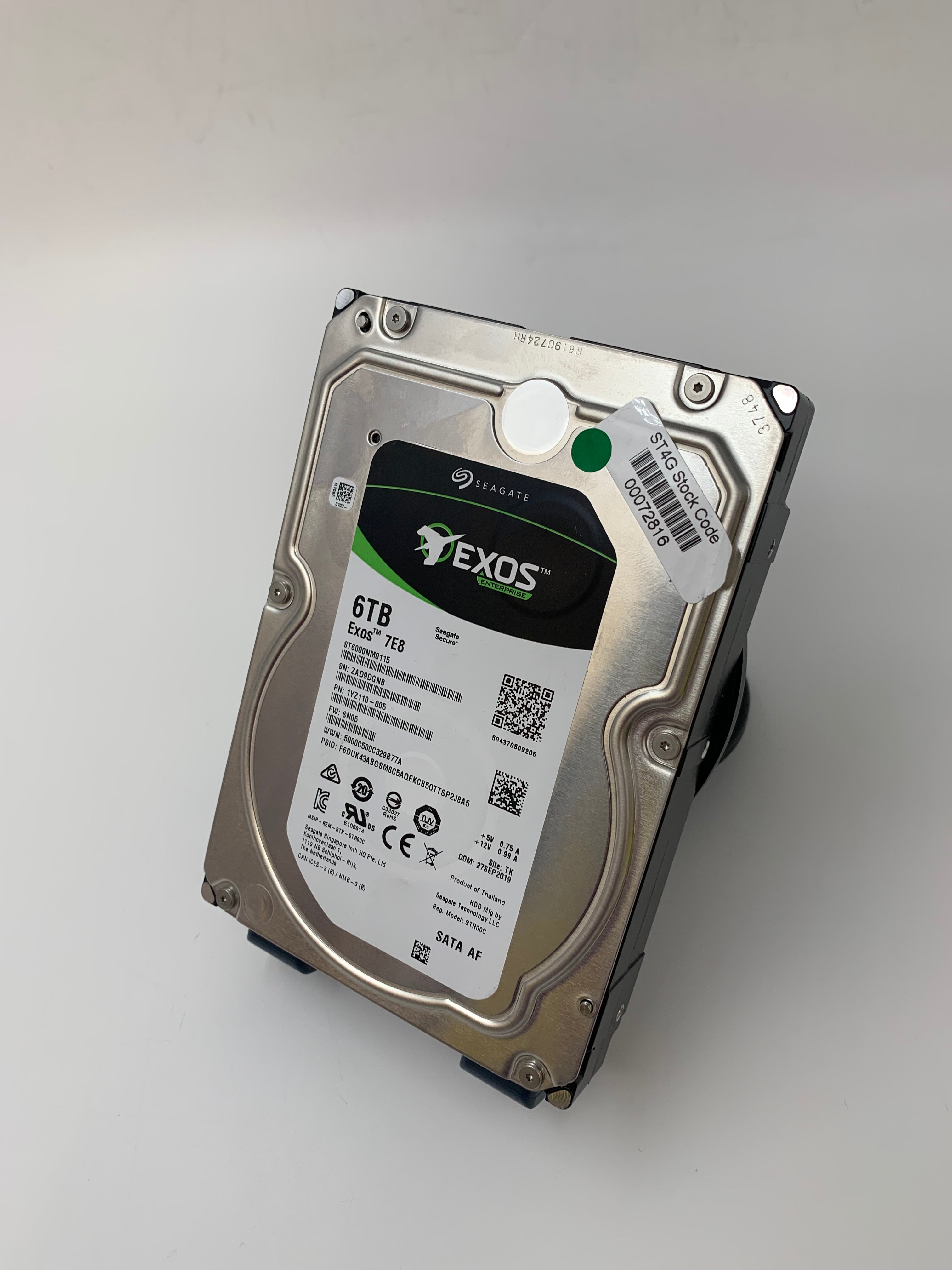 SeaGate Hard Disk Drive | 6TB | 3.5 Inch | SATA | ST6000NM0115 | 7200 RPM | 6 Gbps