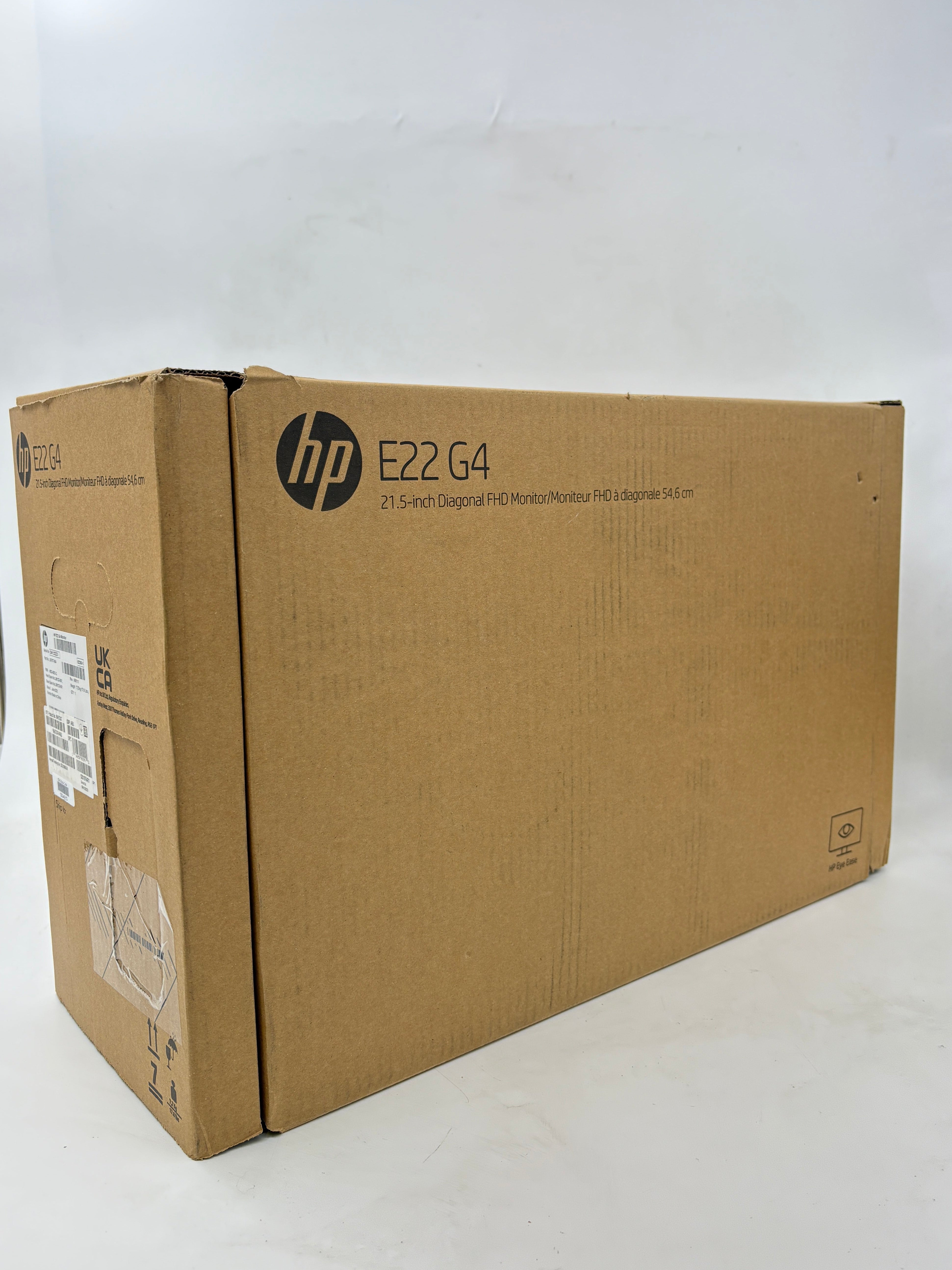 HP Monitor E22 G4 22" Screen HDMI VGA DisplayPort FHD 1920 x 1080