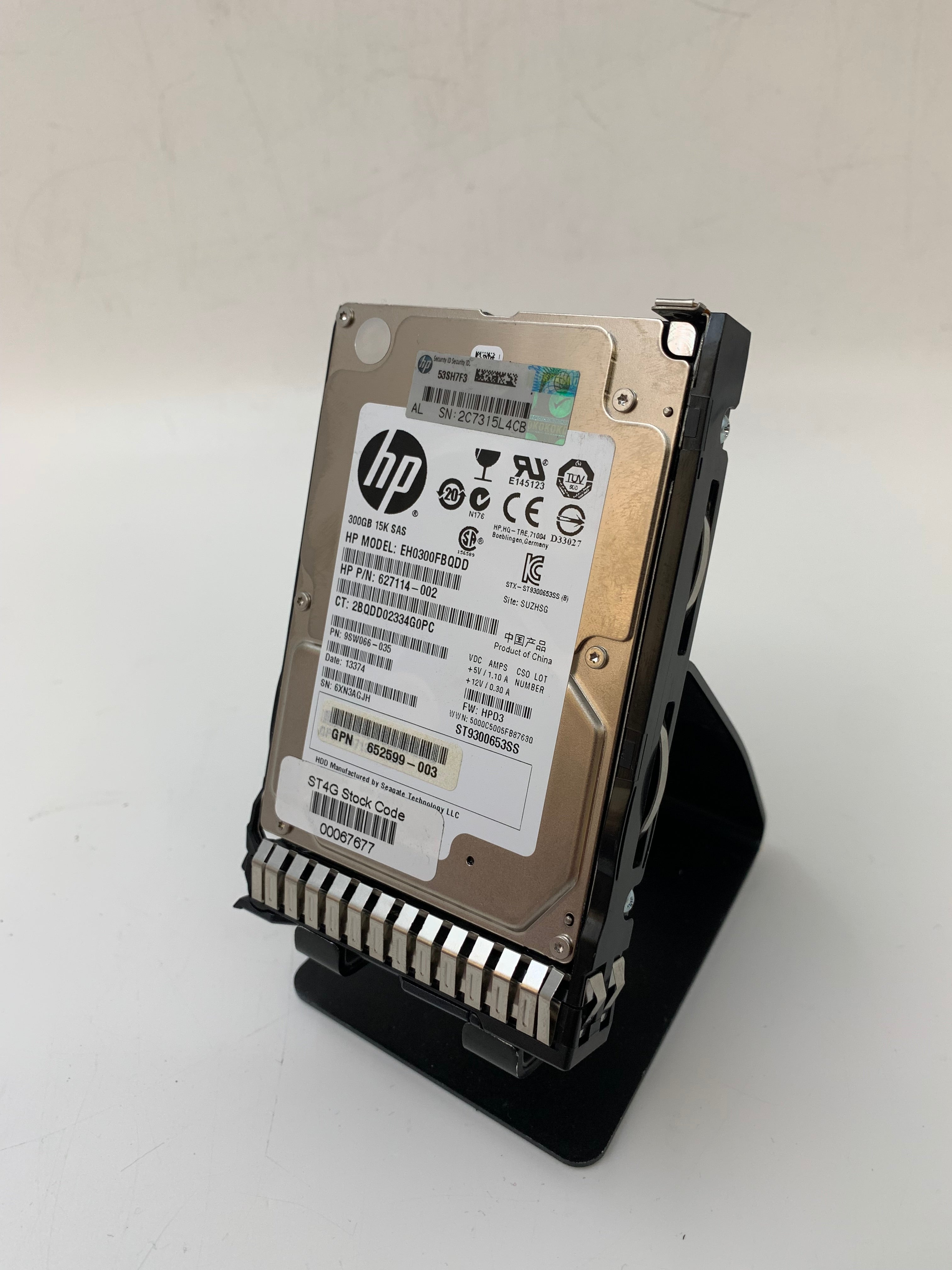 HP SAS HDD | 300GB | 2.5" Inch | 6Gbps | 15K RPM Lot of 11