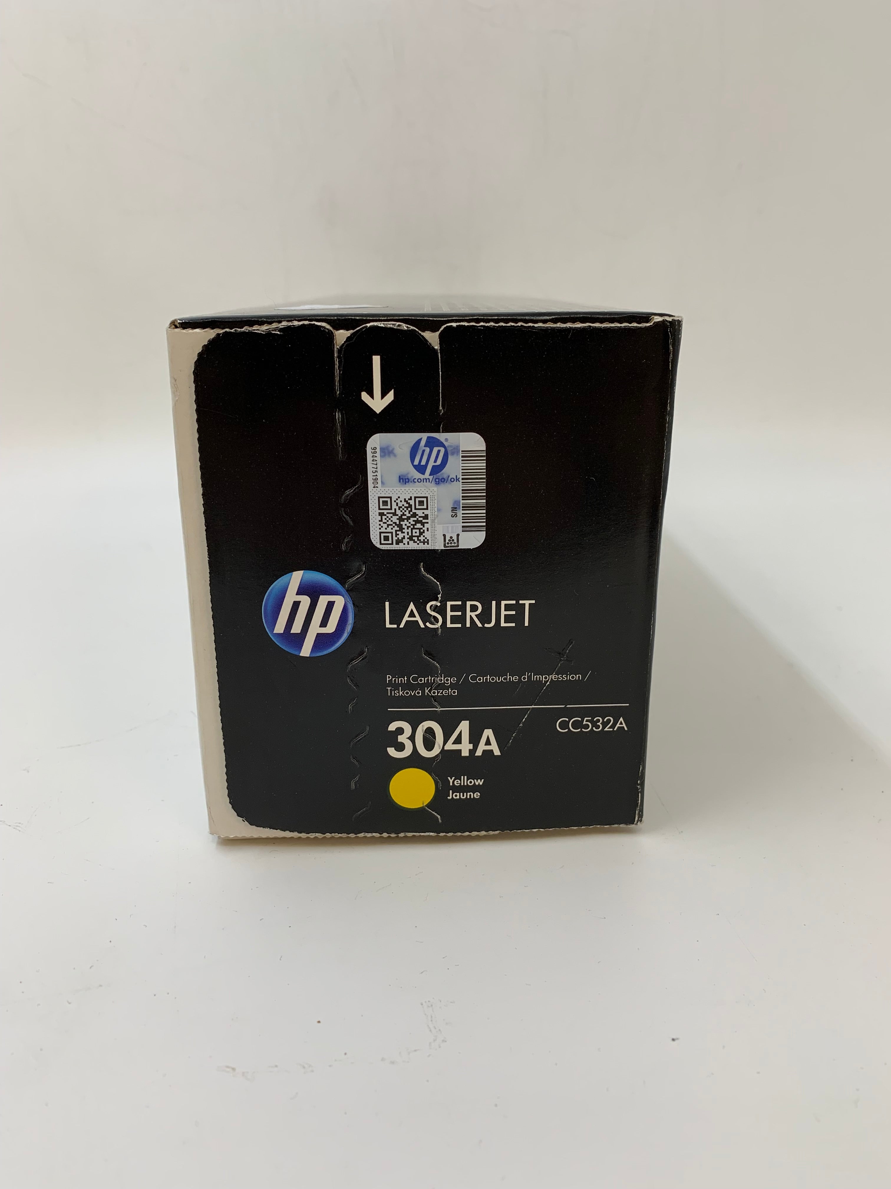HP 304A Yellow Original LaserJet Toner Cartridge CC532A | New And Sealed In Box