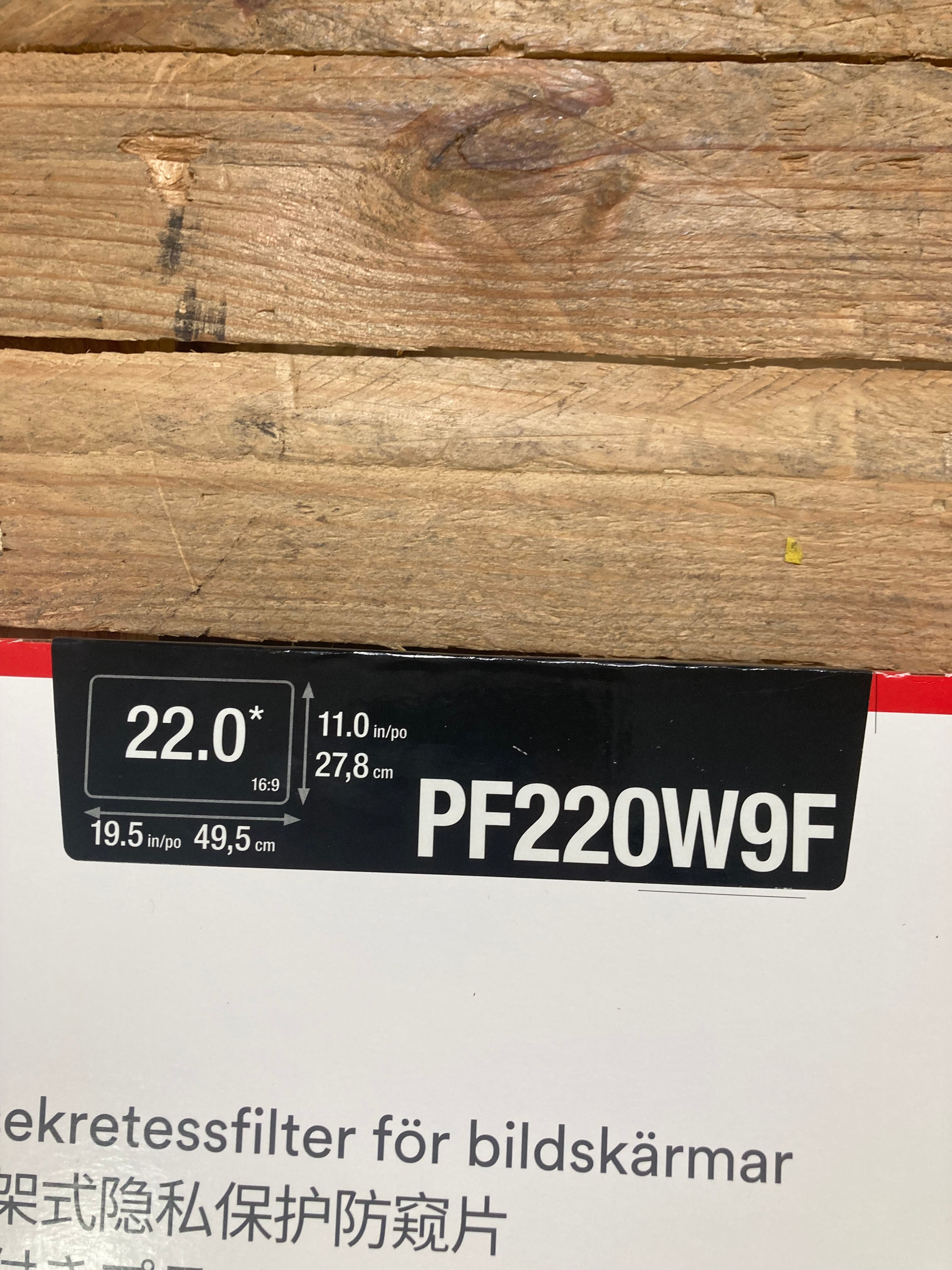 3M PF220W9F Framed Privacy Filter For Monitors 22" Lot Of 5