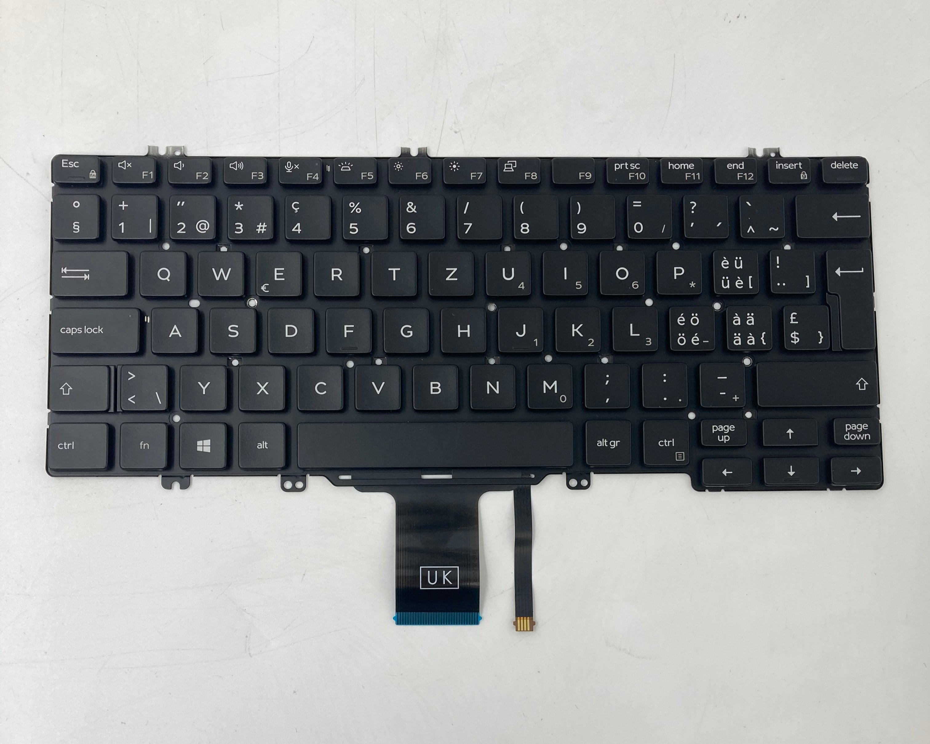 Batch of 4 New Dell Latitude 7300 5310 German Layout Backlit Keyboard 0FPMHK