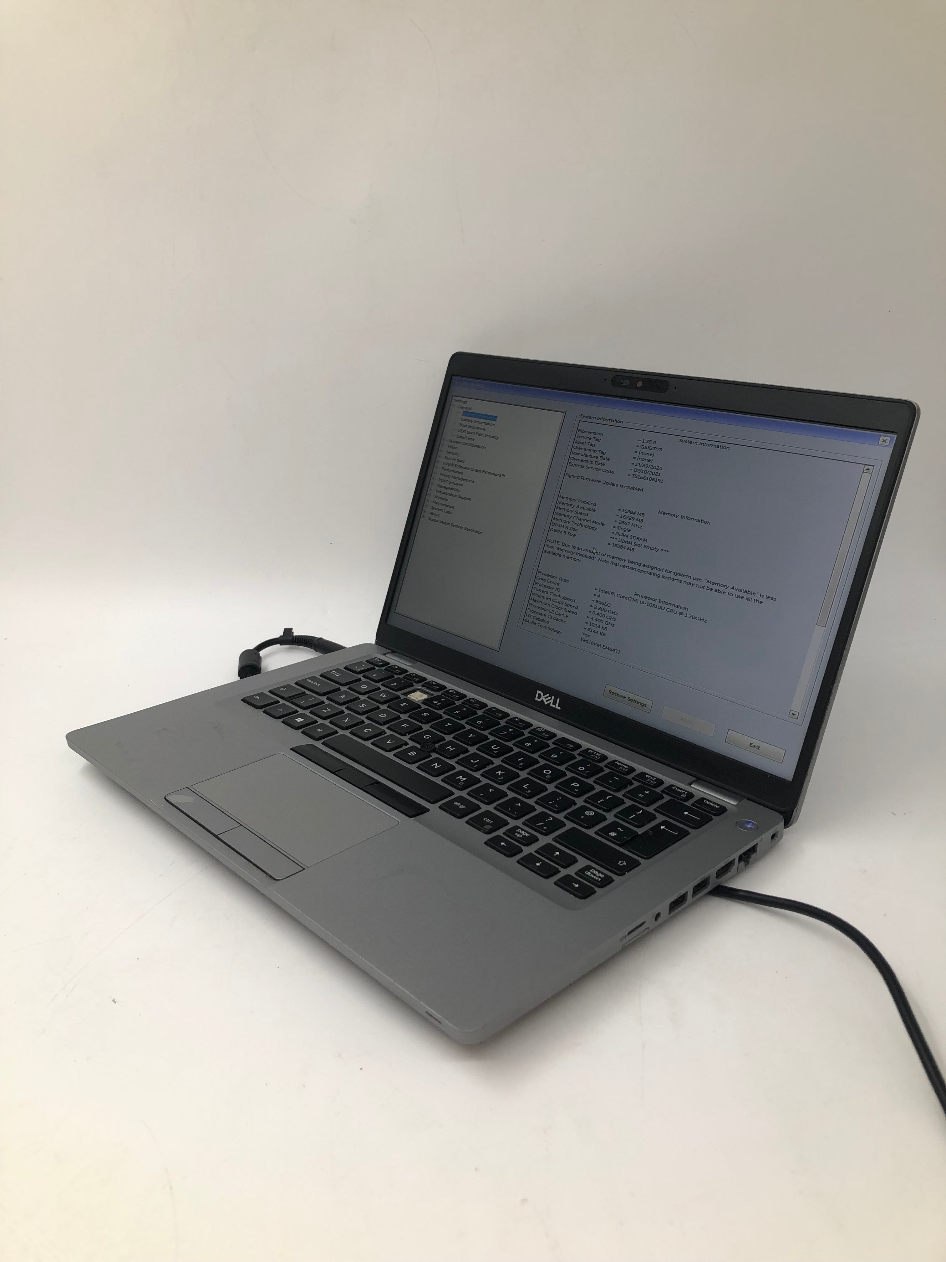 Dell Latitude 5410 Spares: i5 10th Gen CPU, 16GB RAM, 14" Screen (No SSD/No OS)