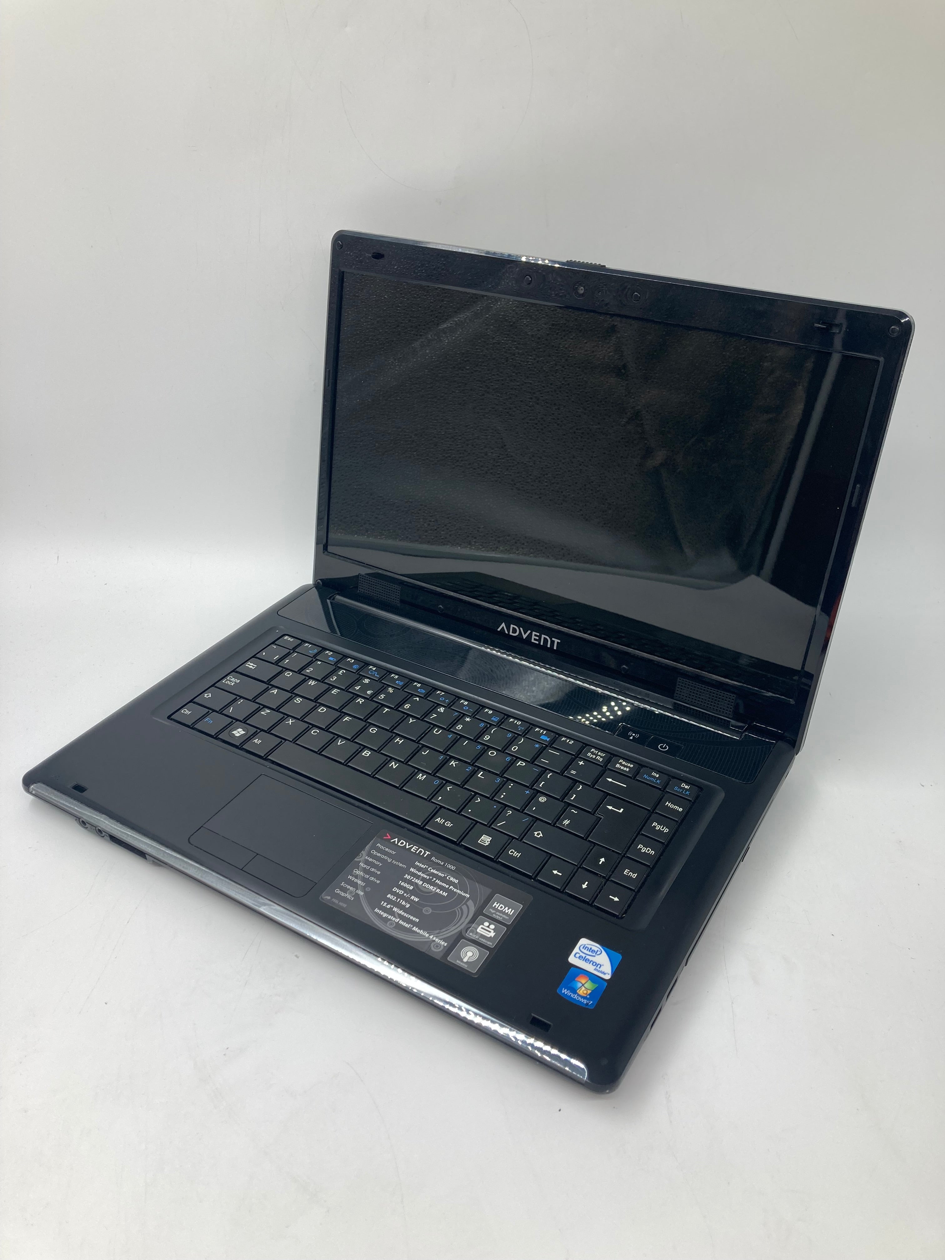 Advent Roma 1000 Spares: Celeron C900, 3GB RAM, 15.6" HD Screen (No SSD/No OS)