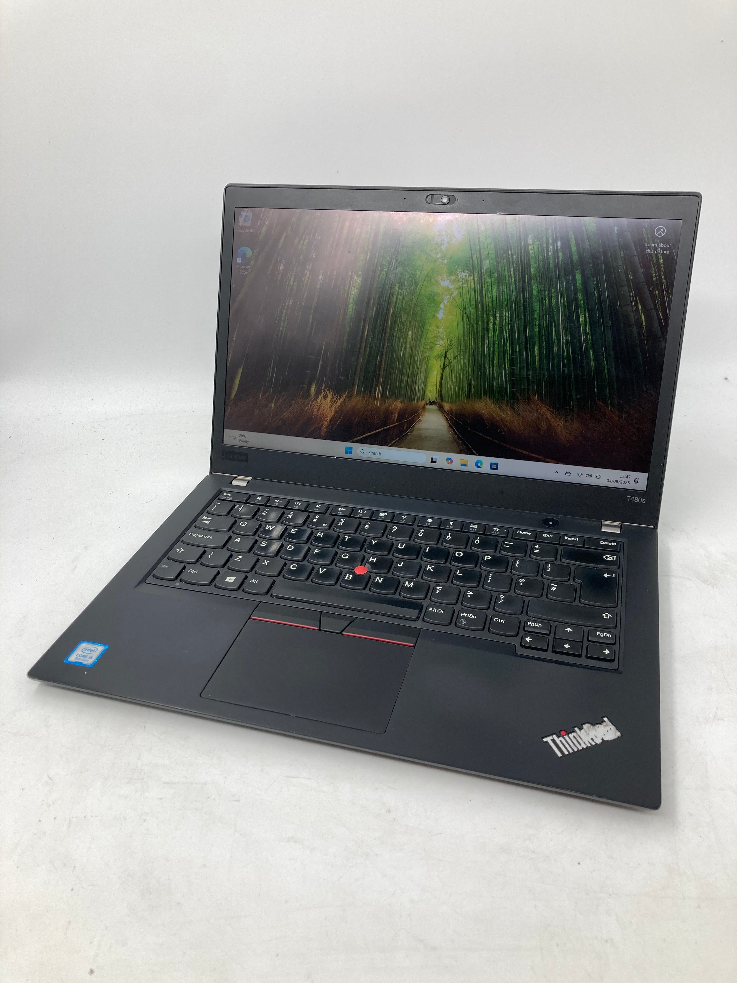 Lenovo ThinkPad T480s 14" Screen i5 8th Gen 8GB RAM 256GB SSD Win 11