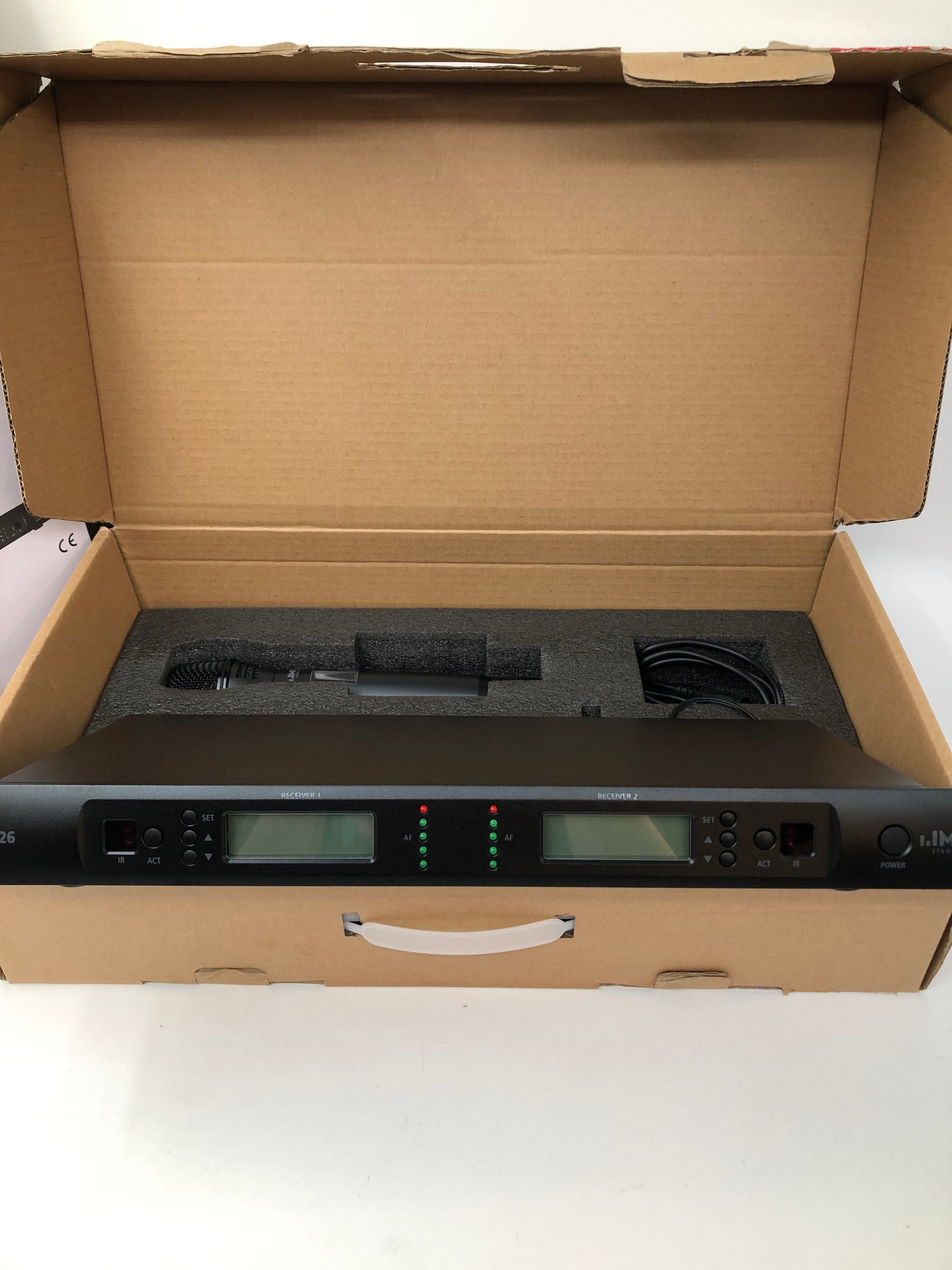 IMG Stageline TXS-626/38 Dual Multifrequency UHF Receiver Unit, Licence Required