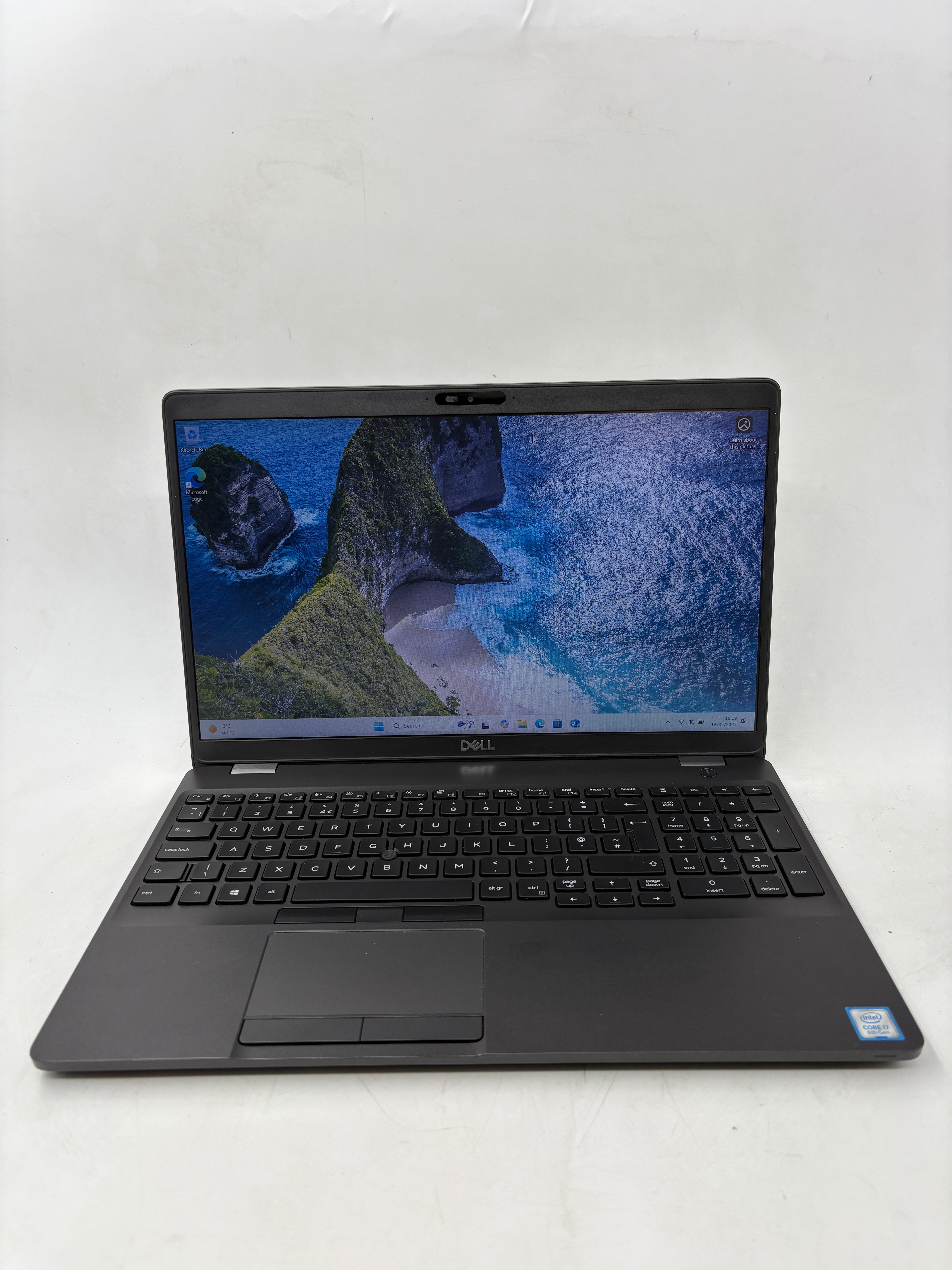 Dell Laptop Precision 3540 15.6" Screen i7 8th Gen 16GB RAM 256GB SSD W11