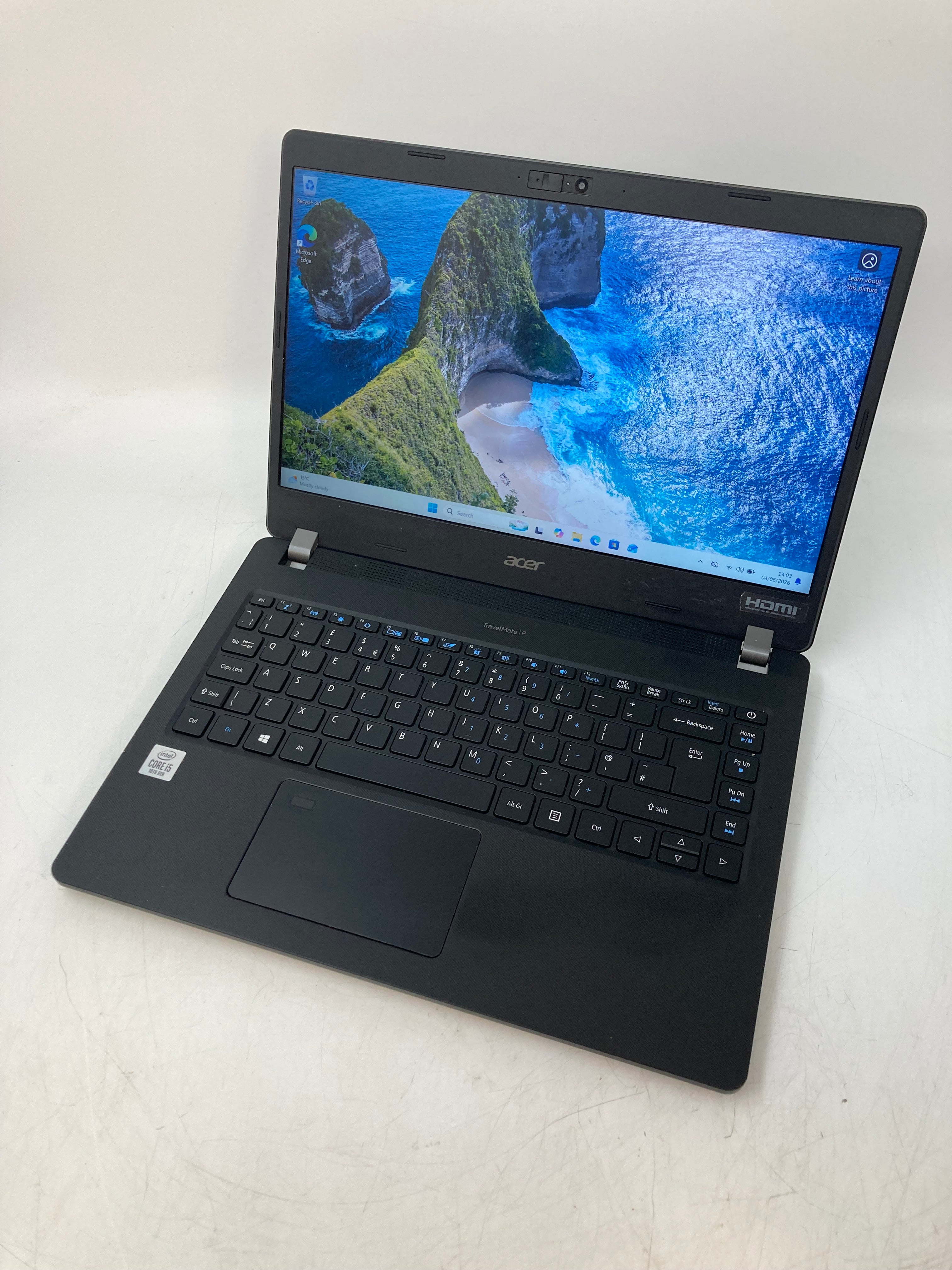 Acer TravelMate P214-52 | 14" FHD | i5 10th Gen | 8GB RAM | 256GB SSD | W11 Pro