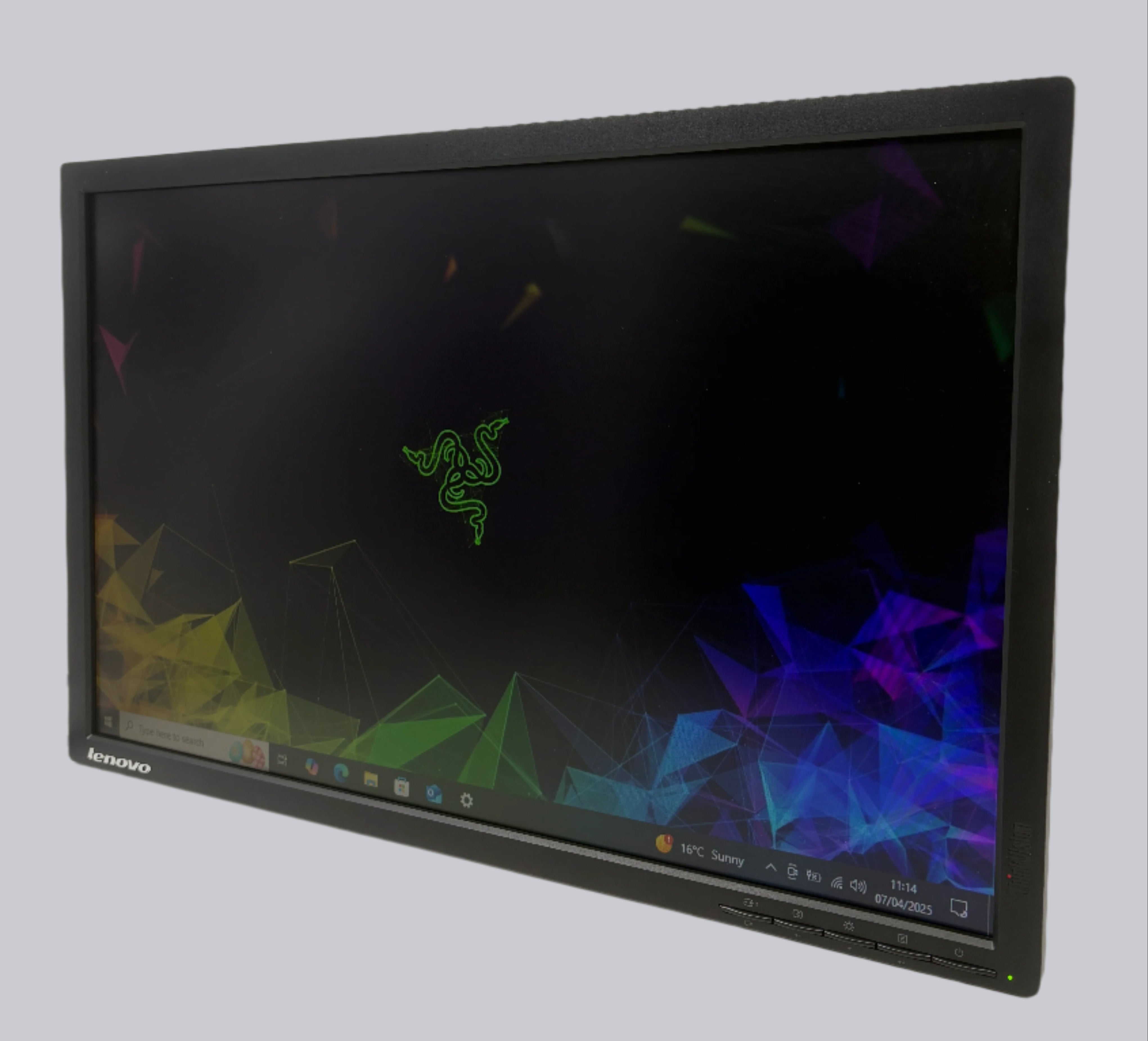 Lenovo Monitor ThinkVision T2254pC 22" Monitor Lot of Three #1B