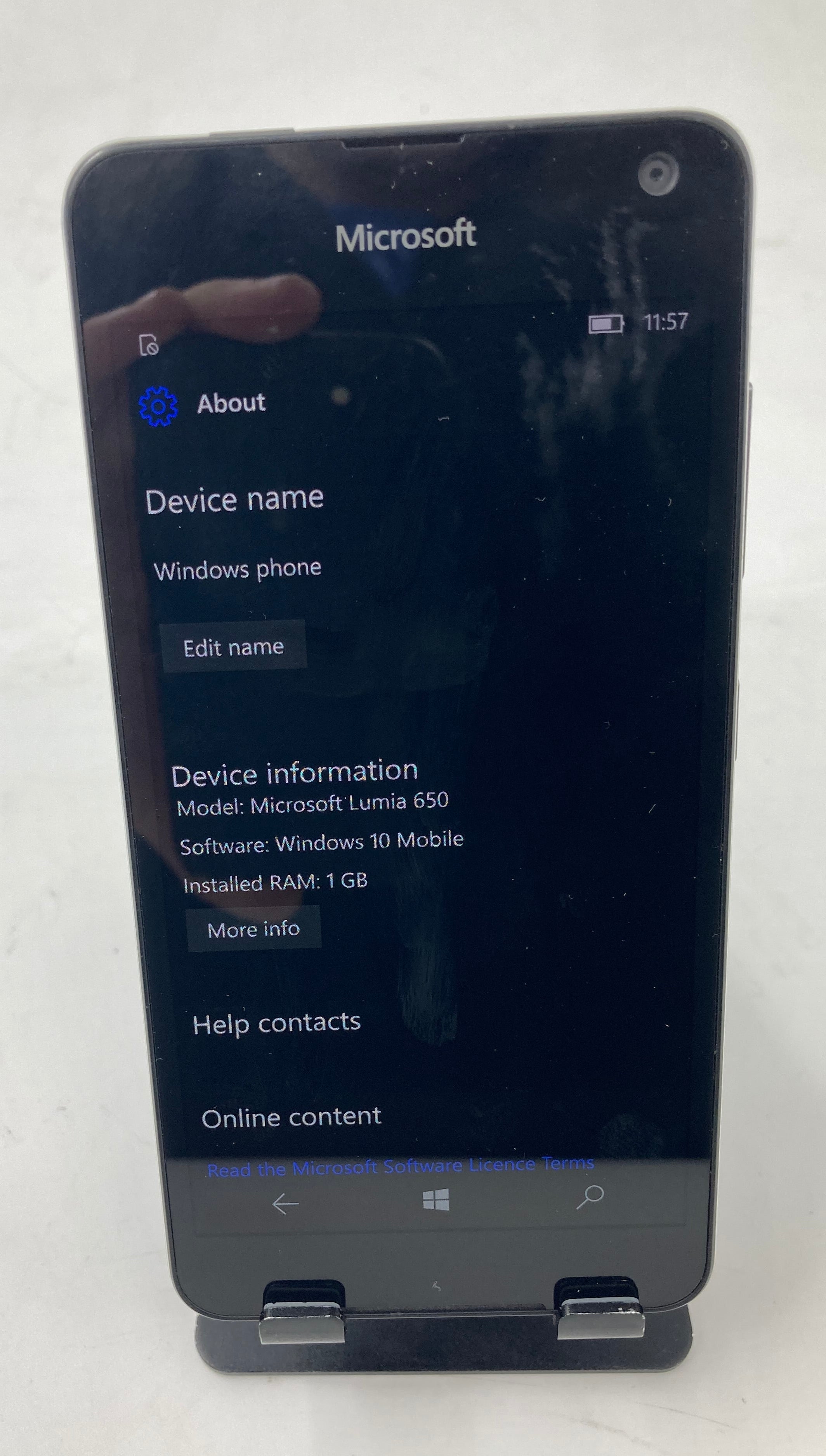 Microsoft Mobile Lumia 650 Black Unlocked