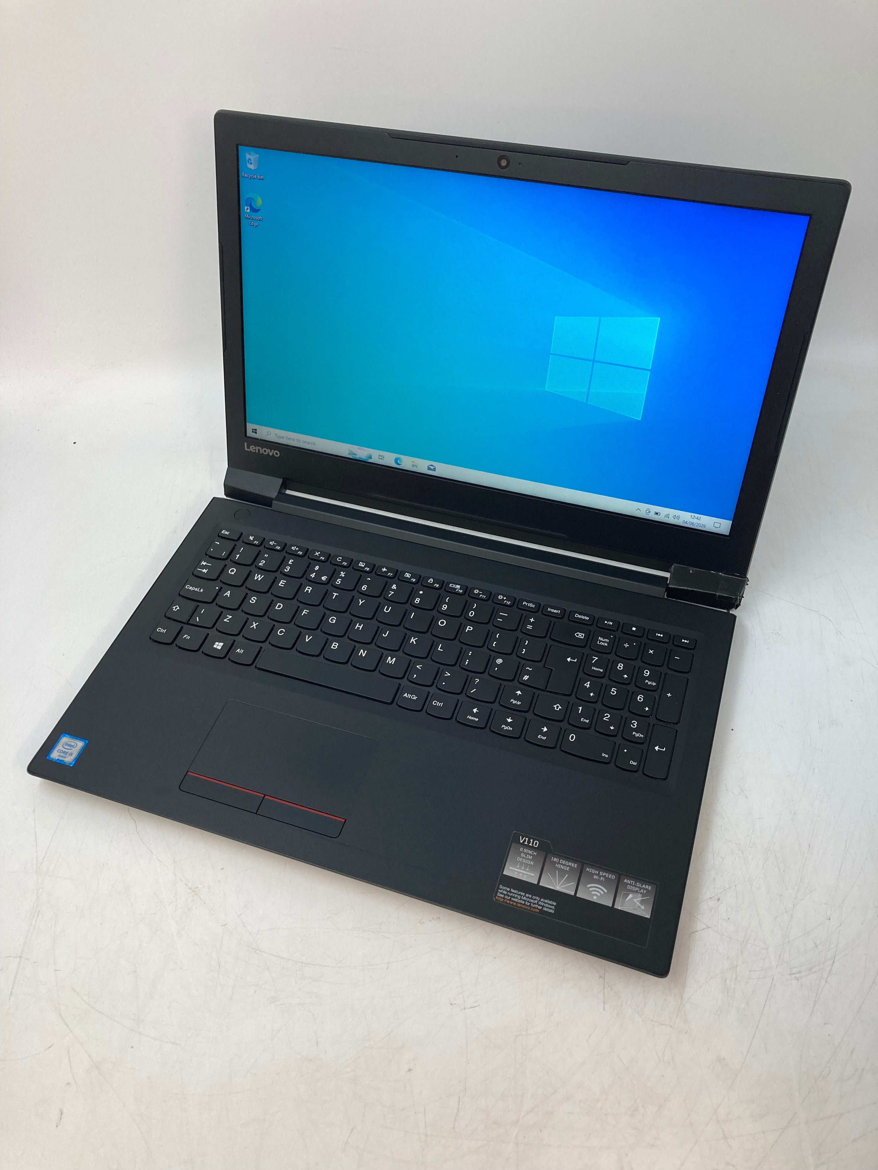 Lenovo V110-15ISK | 15.6" HD | i5 6th Gen | 4GB RAM | 128GB SSD | W10 Pro