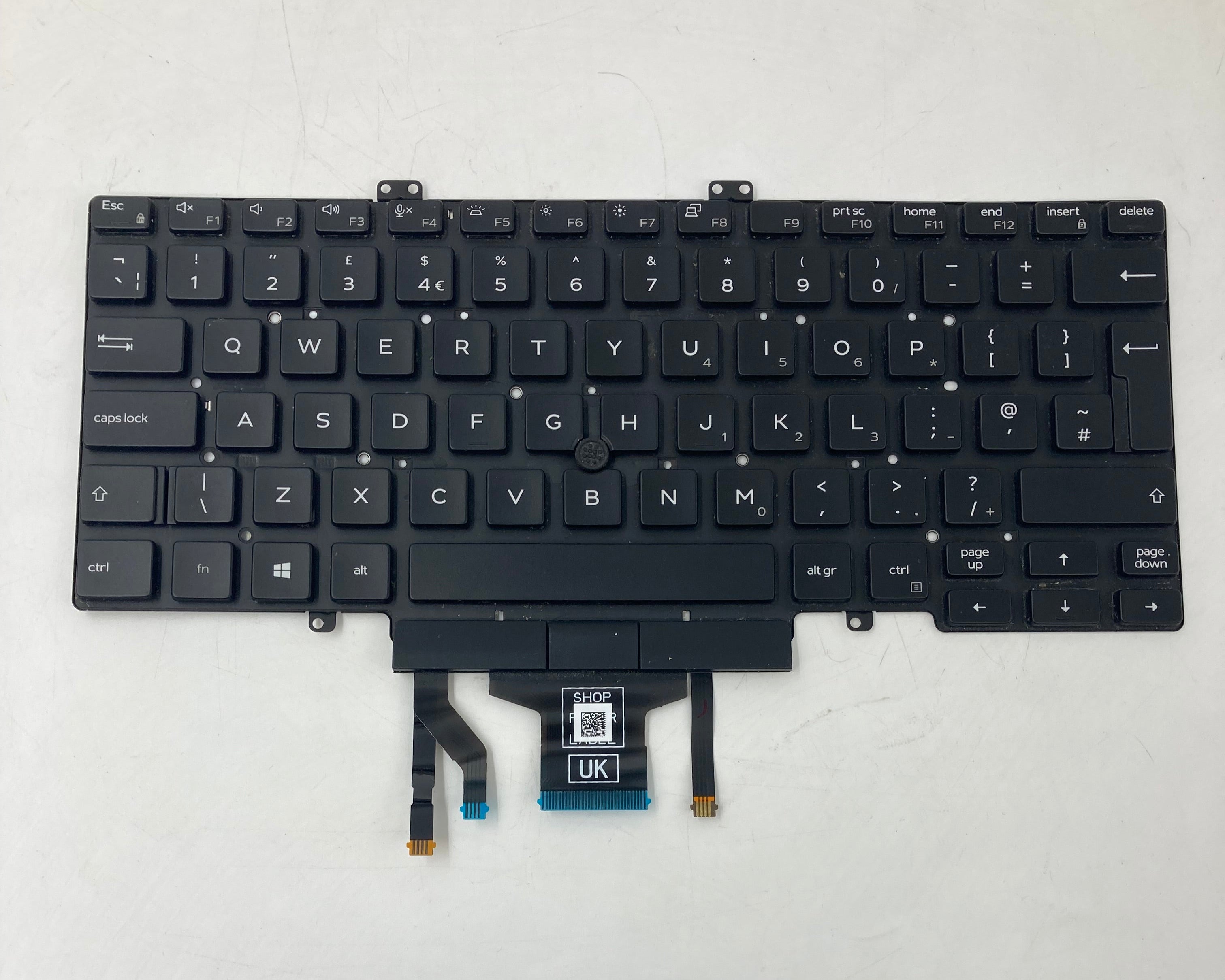 Replacement Keyboard for Dell Latitude 5401 5400 UK Backlit with Pointer(07D2R0)
