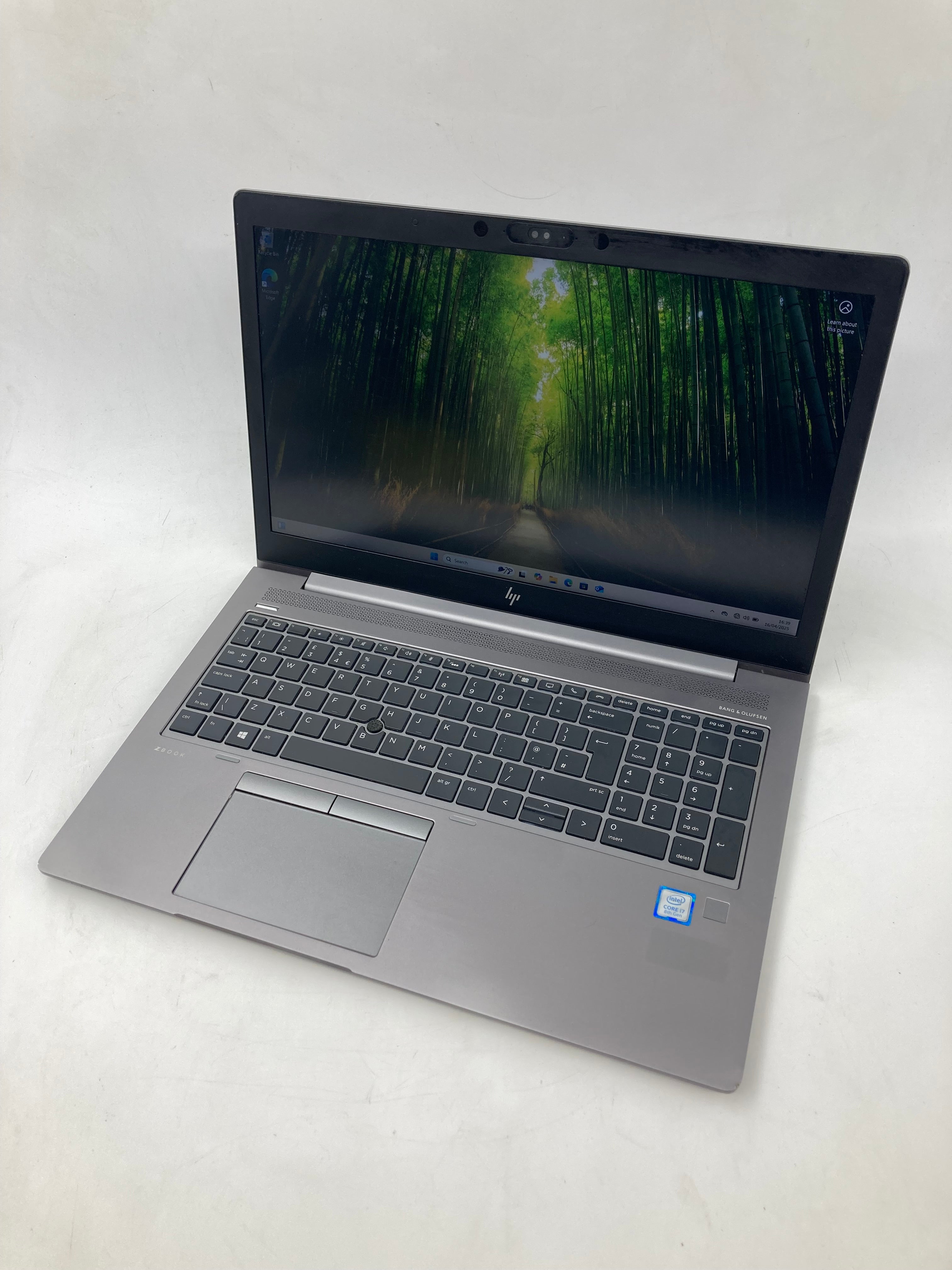 HP Laptop ZBook 15U G5 15.6" i7 8th Gen 32GB RAM 512GB SSD W11 OS