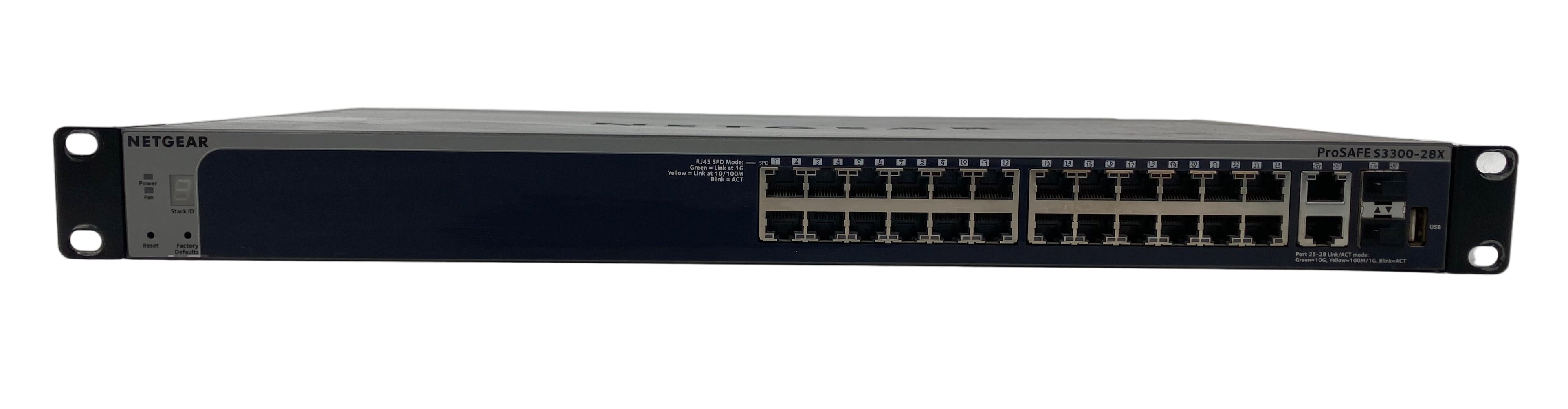 Netgear Pro Safe S3300-28X-POE+ 28-Port Gigabit Stackable Smart Switch #3