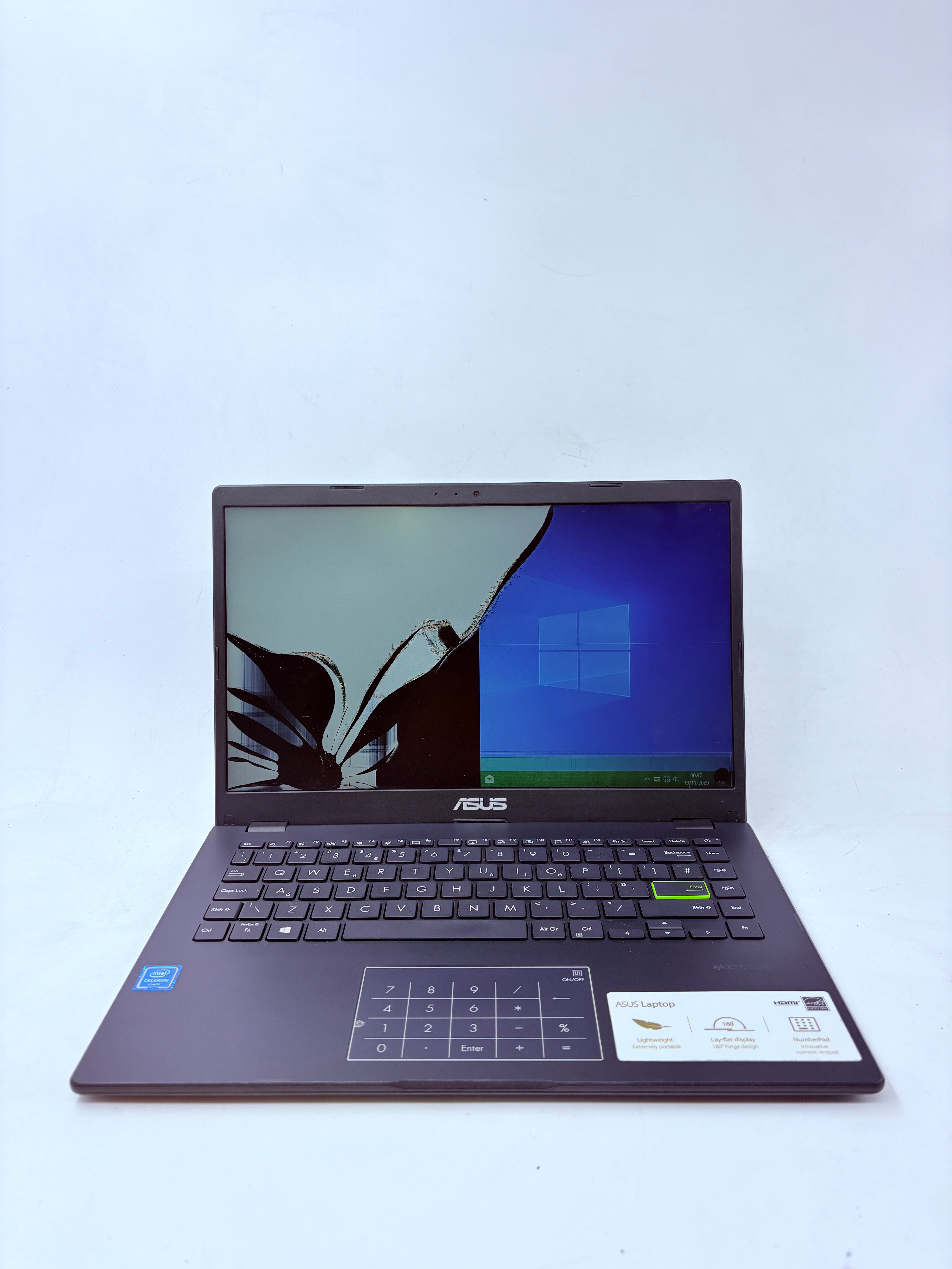 Asus Laptop L410MA 14" Screen Celeron N4020 4GB RAM 58GB SSD W10