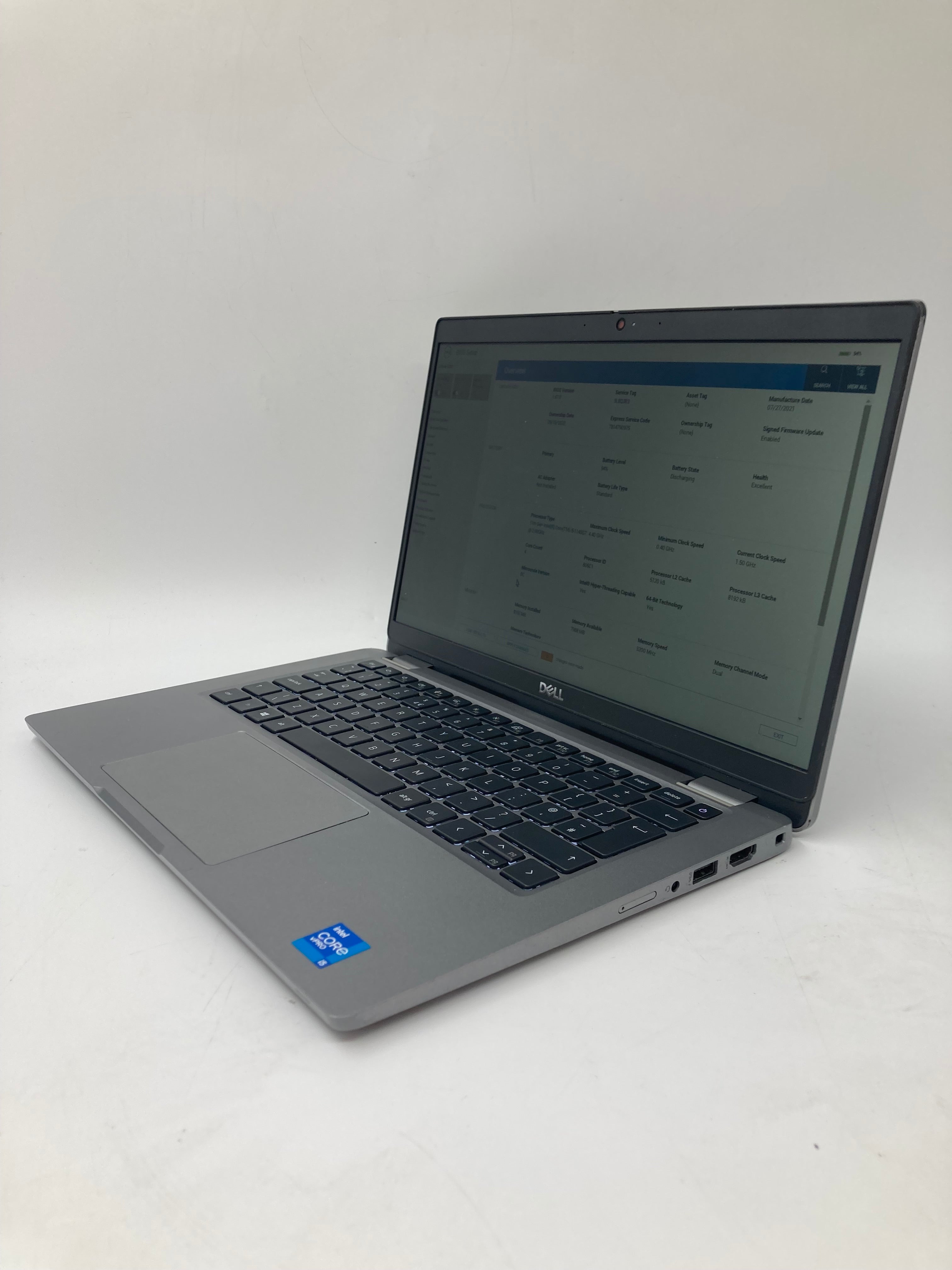 Dell Latitude 5320 Spares: i5 11th Gen CPU, 8GB RAM, 13" Screen 256GB SSD W11